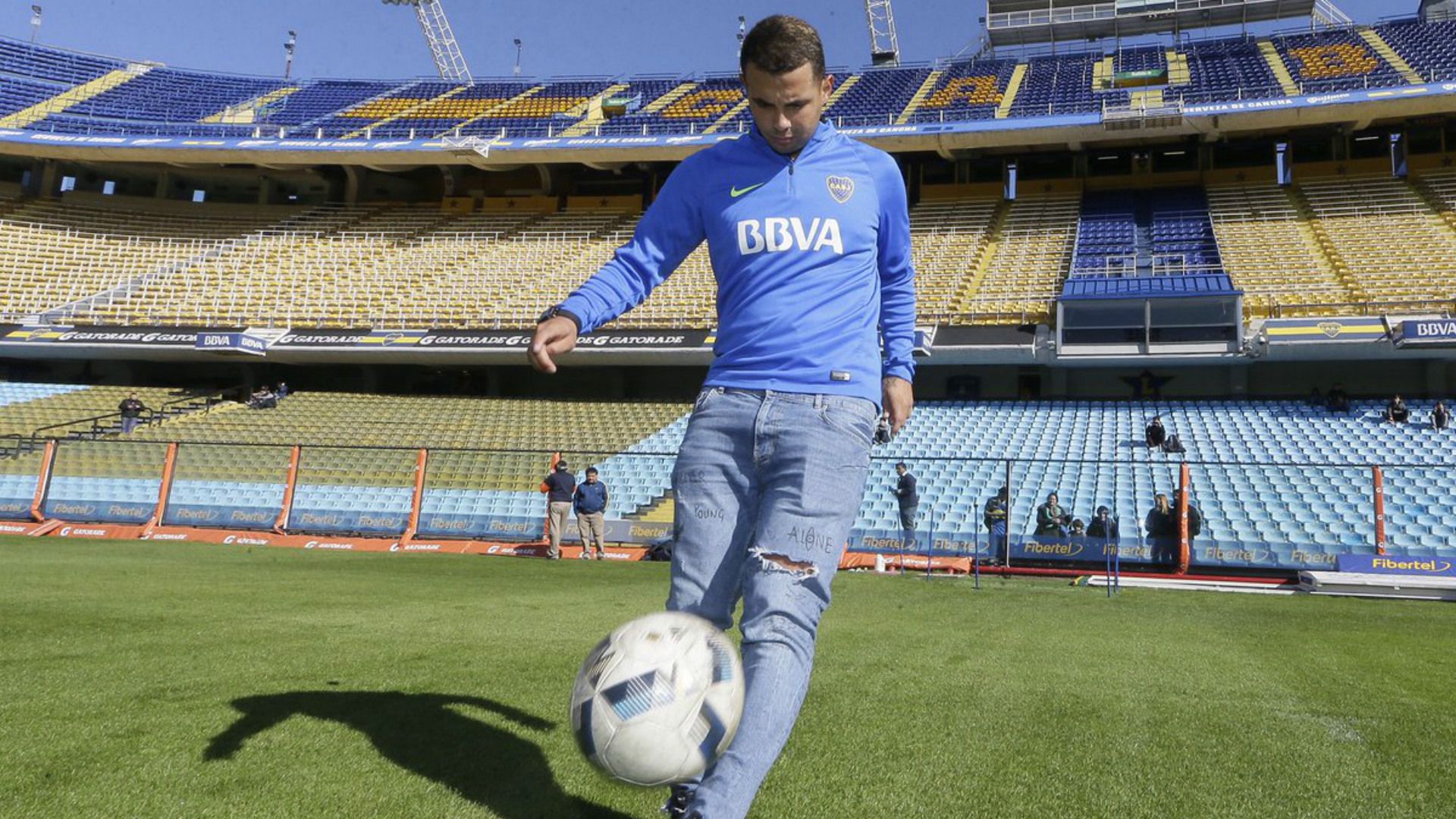 Edwin Cardona Boca Presentacion