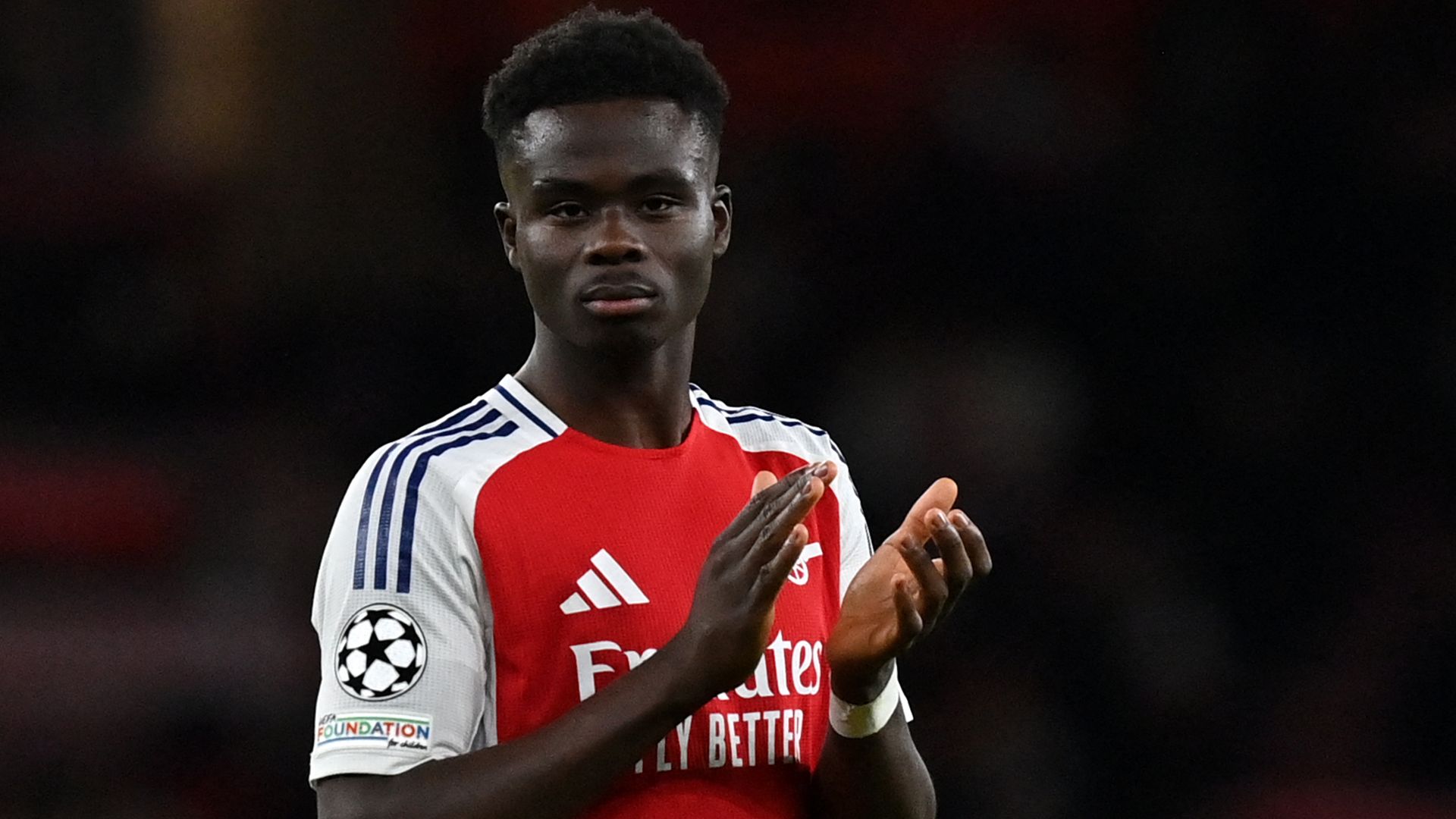 Bukayo Saka Arsenal 2024-25 Champions League