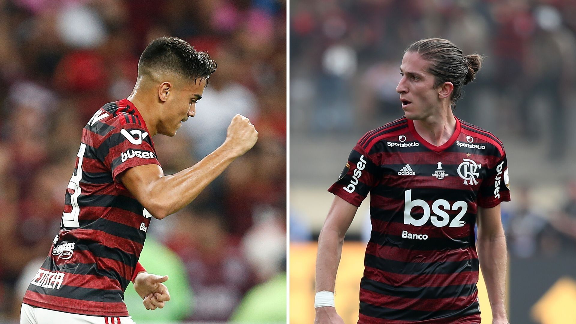Reinier y Filipe Luis, Flamengo