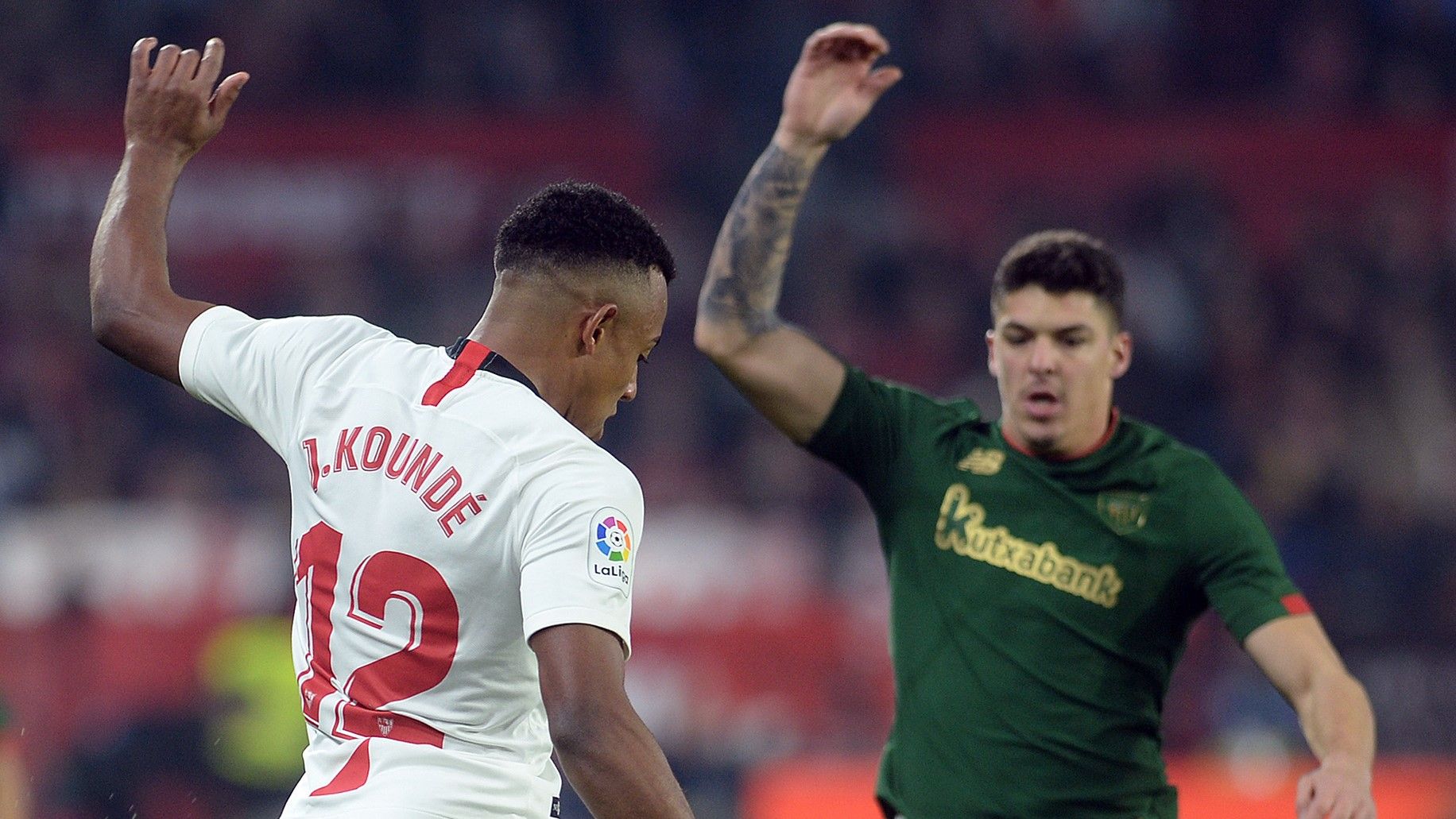 Jules Kounde Ander Capa Sevilla Athletic Club LaLiga 03012020