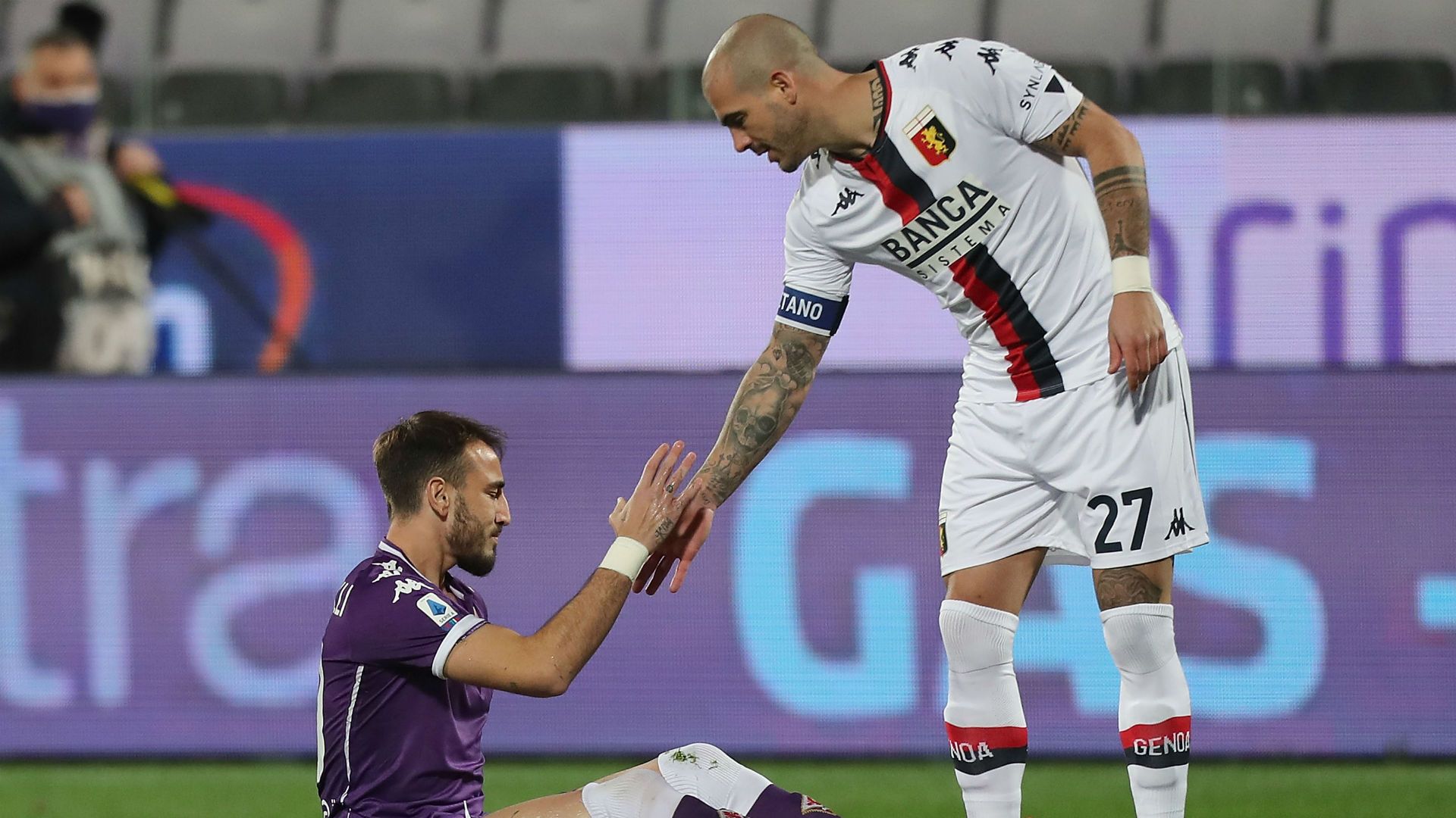 Gaetano Castrovilli Stefano Sturaro Fiorentina Genoa