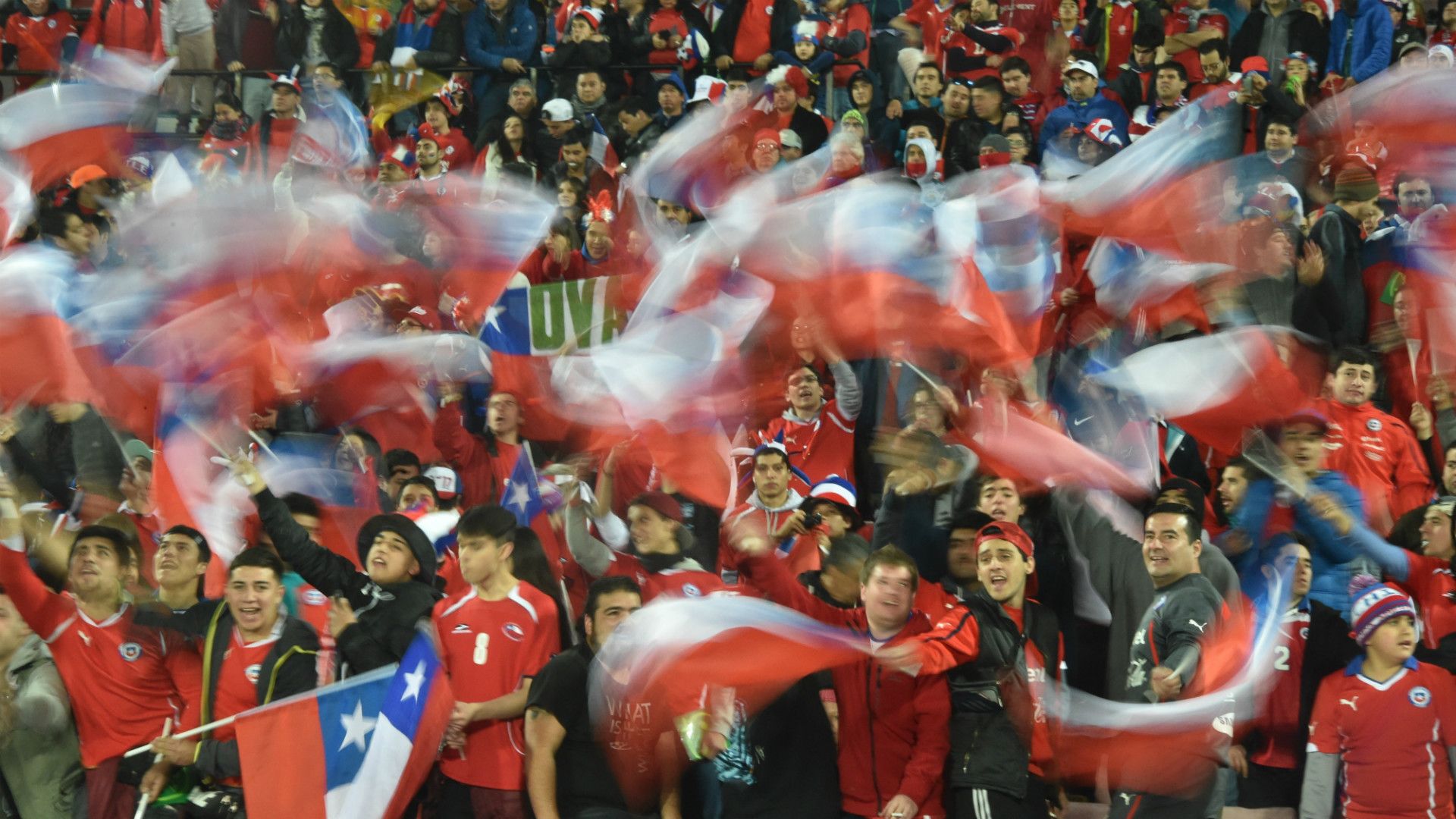 Chile fans semi-final Peru Copa America