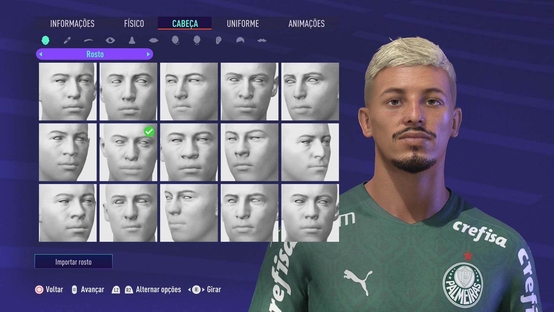 2 - Criar jogadores FIFA 21