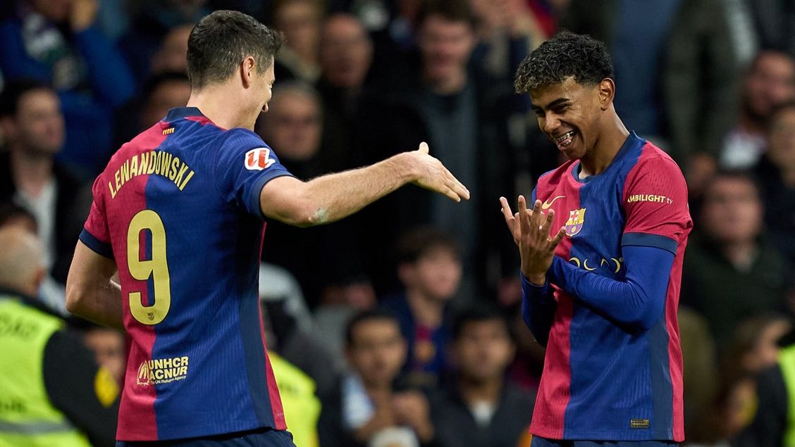 Lewandowski Yamal 2024