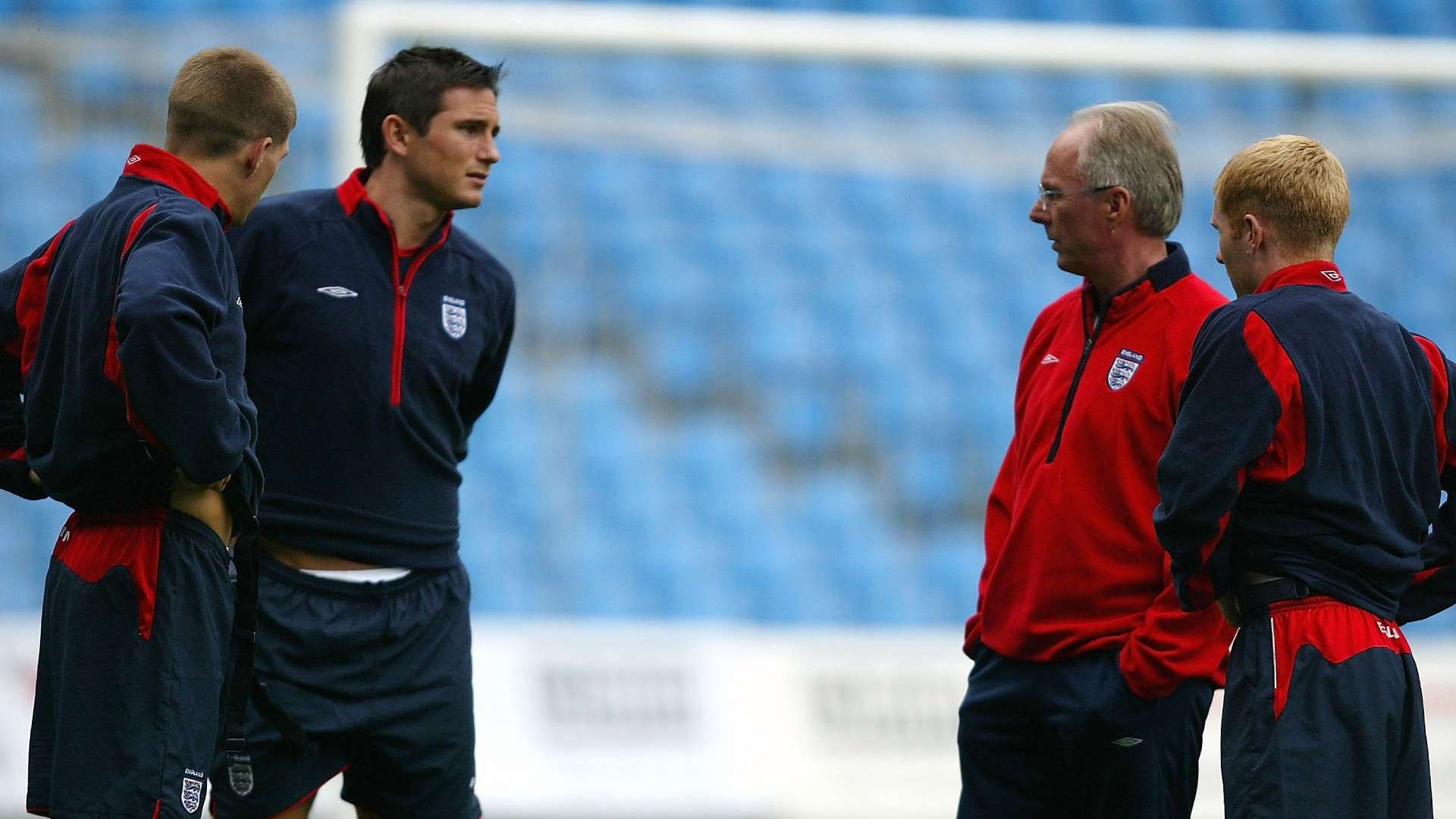 Steven Gerrard Frank Lampard Paul Scholes England