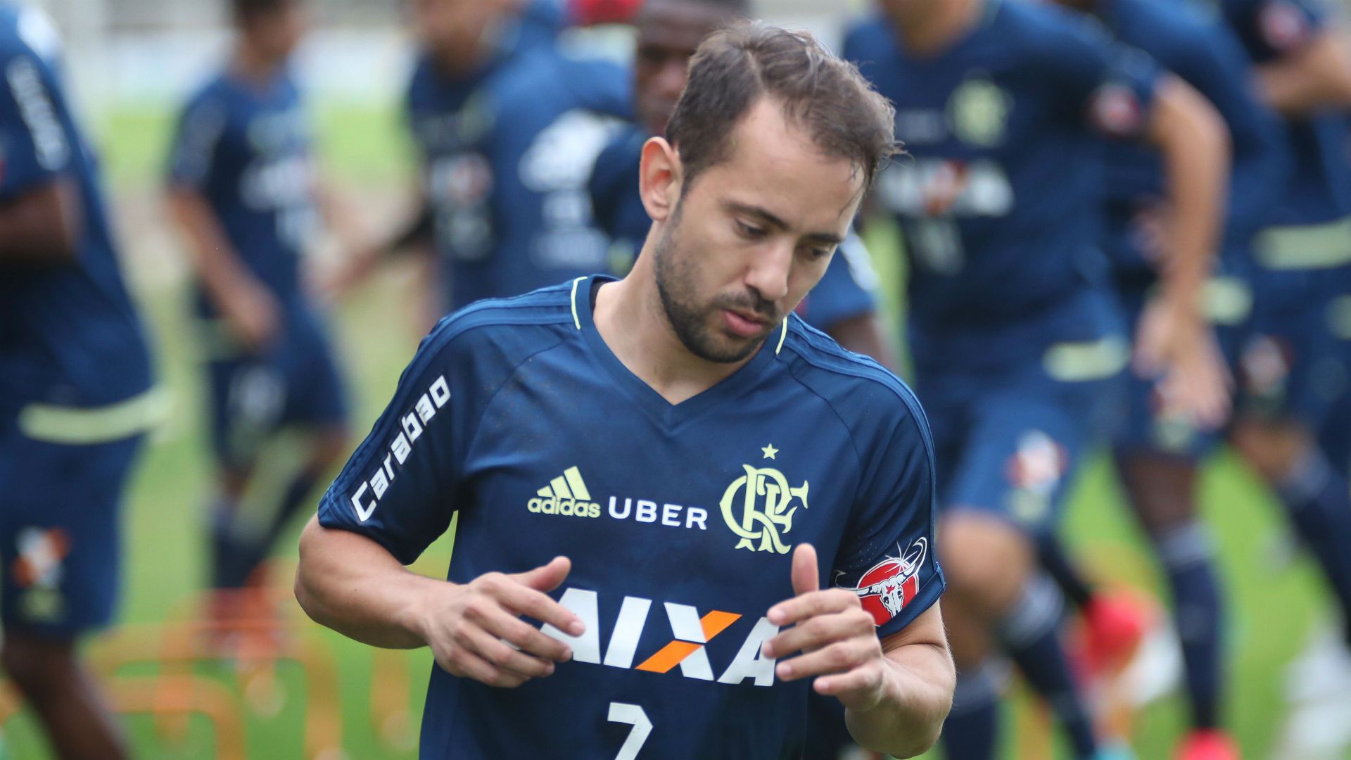 Everton Ribeiro Flamengo treino 21 06 2017