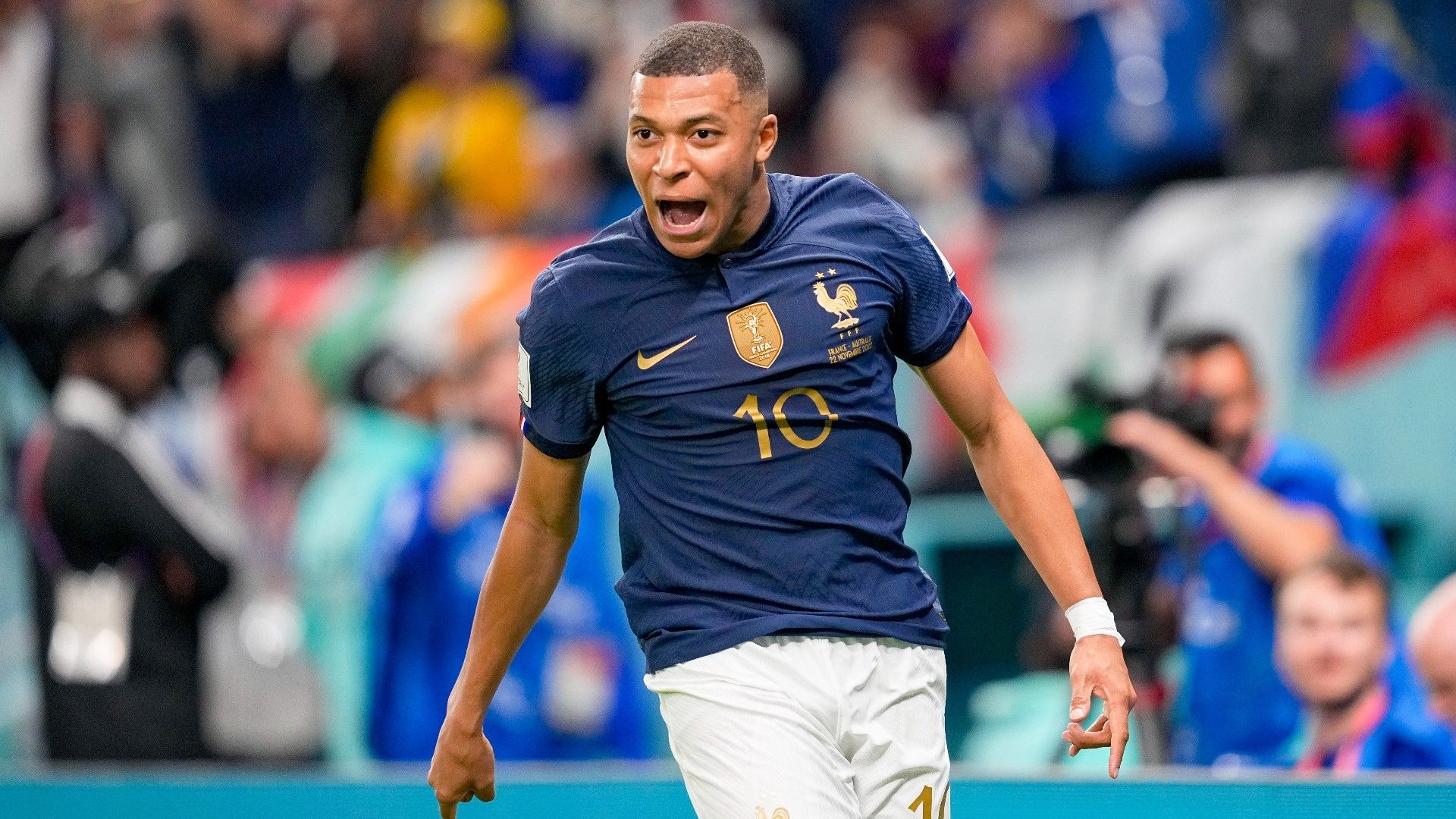 Kylian Mbappe France Australia 2022-23