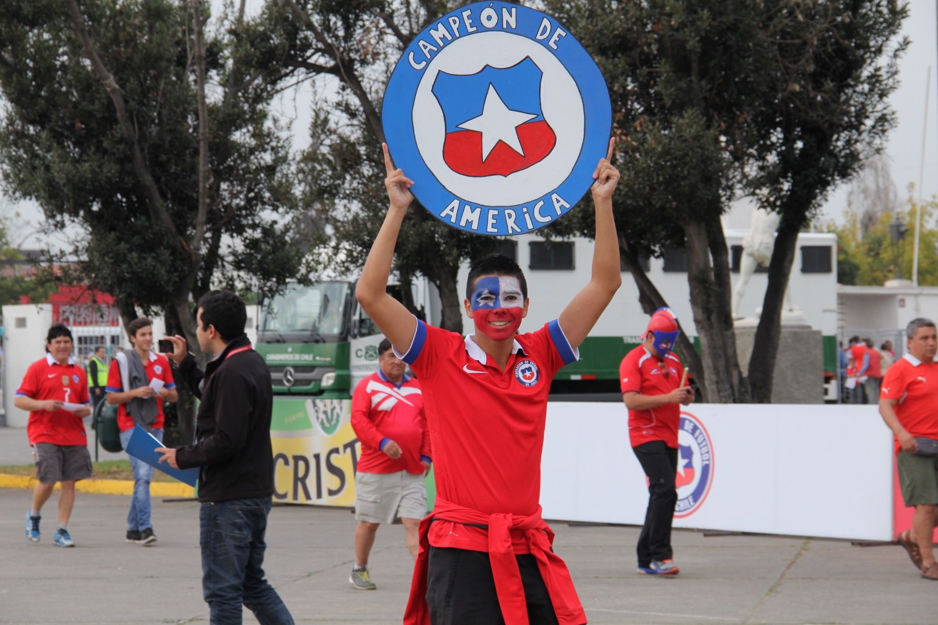 Hinchas chilenos - Cile - La Roja