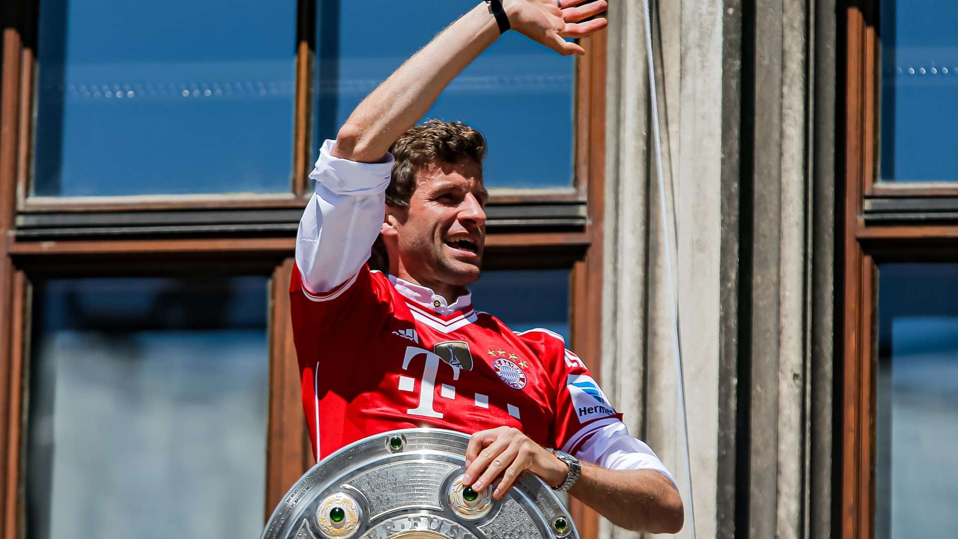 Thomas Müller FC Bayern Meisterfeier 0522
