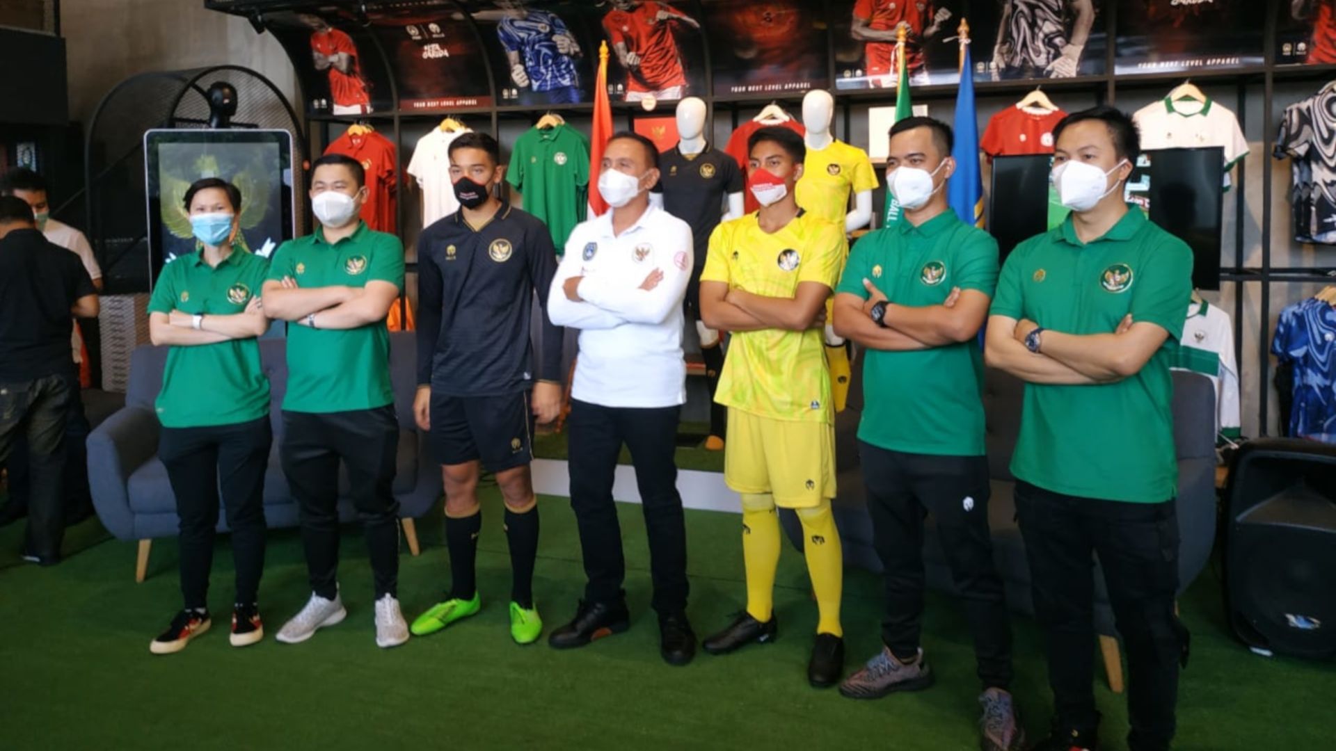 Peluncuran jersey ketiga timnas Indonesia