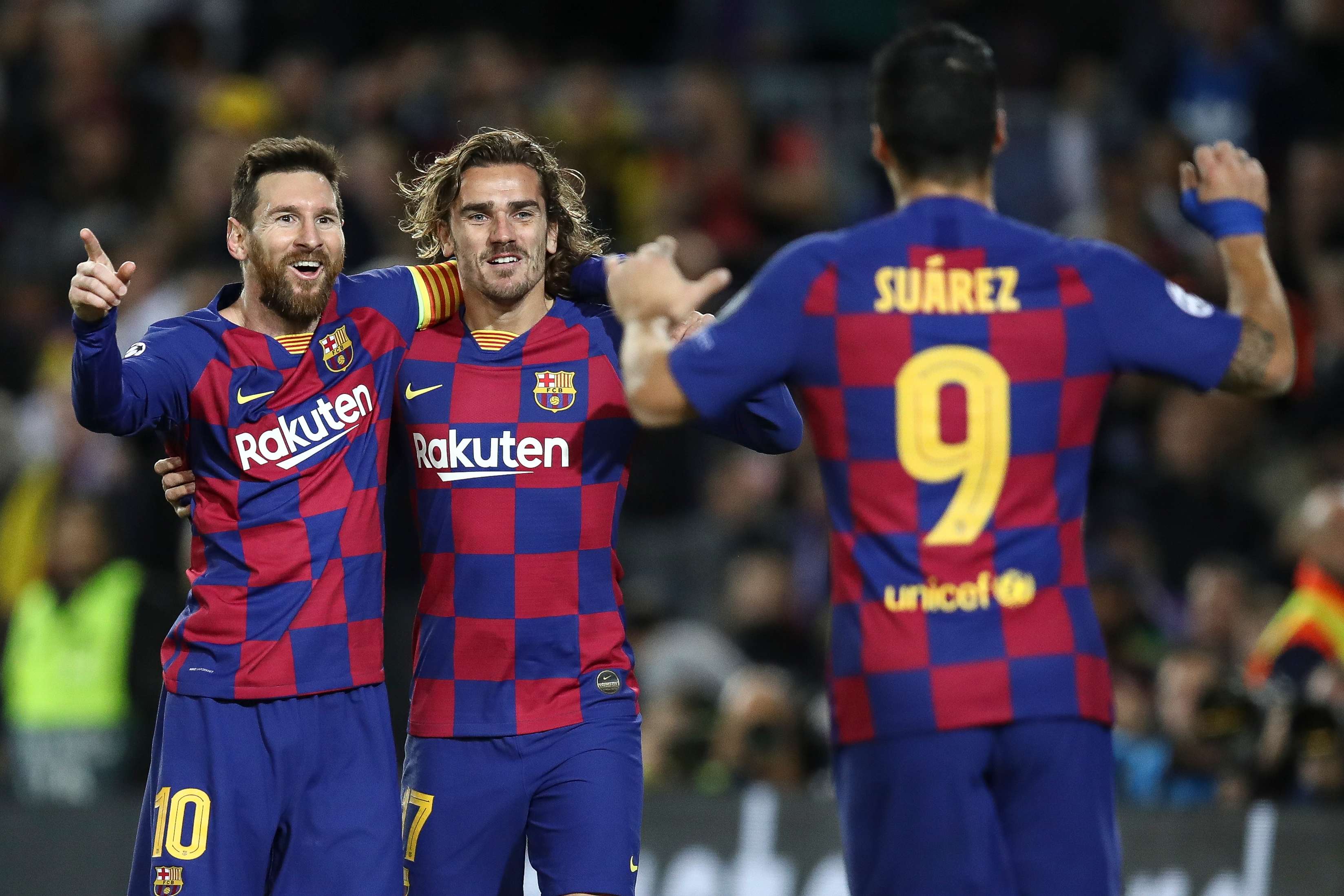 Messi, Griezmann and Suarez
