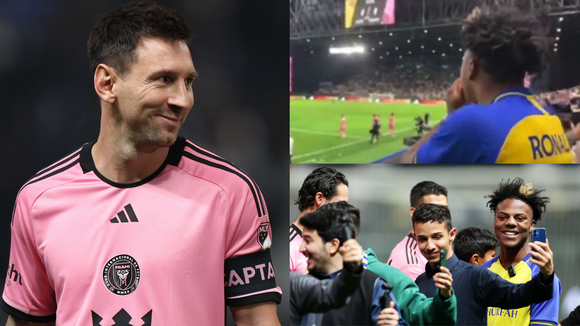 Lionel Messi IShowSpeed Inter Miami Al-Nassr 2024