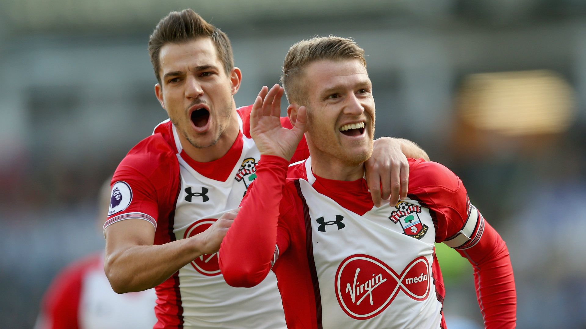 Steven Davis Cedric Soares Southampton 29102017