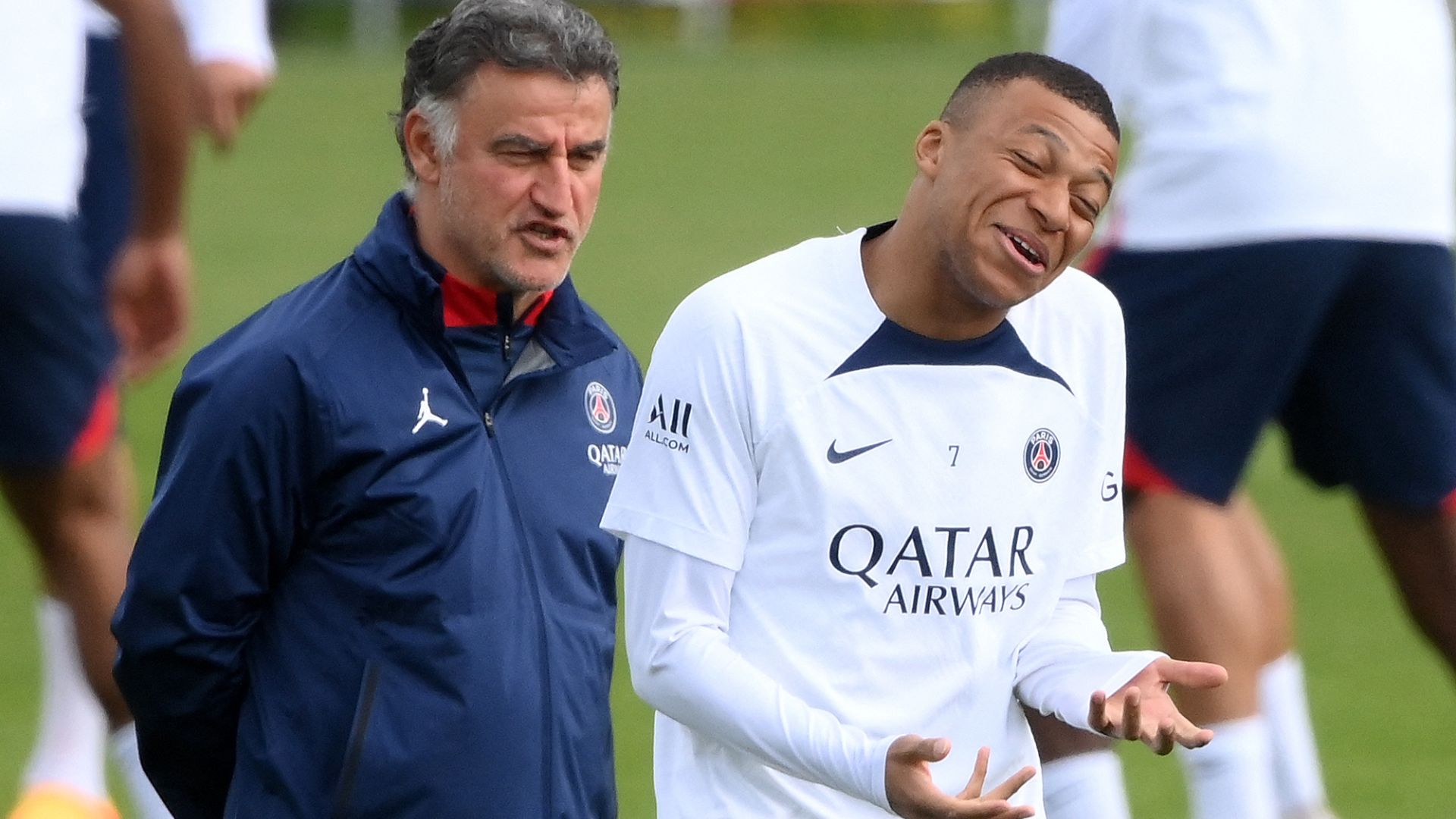 Galtier y Mbappé