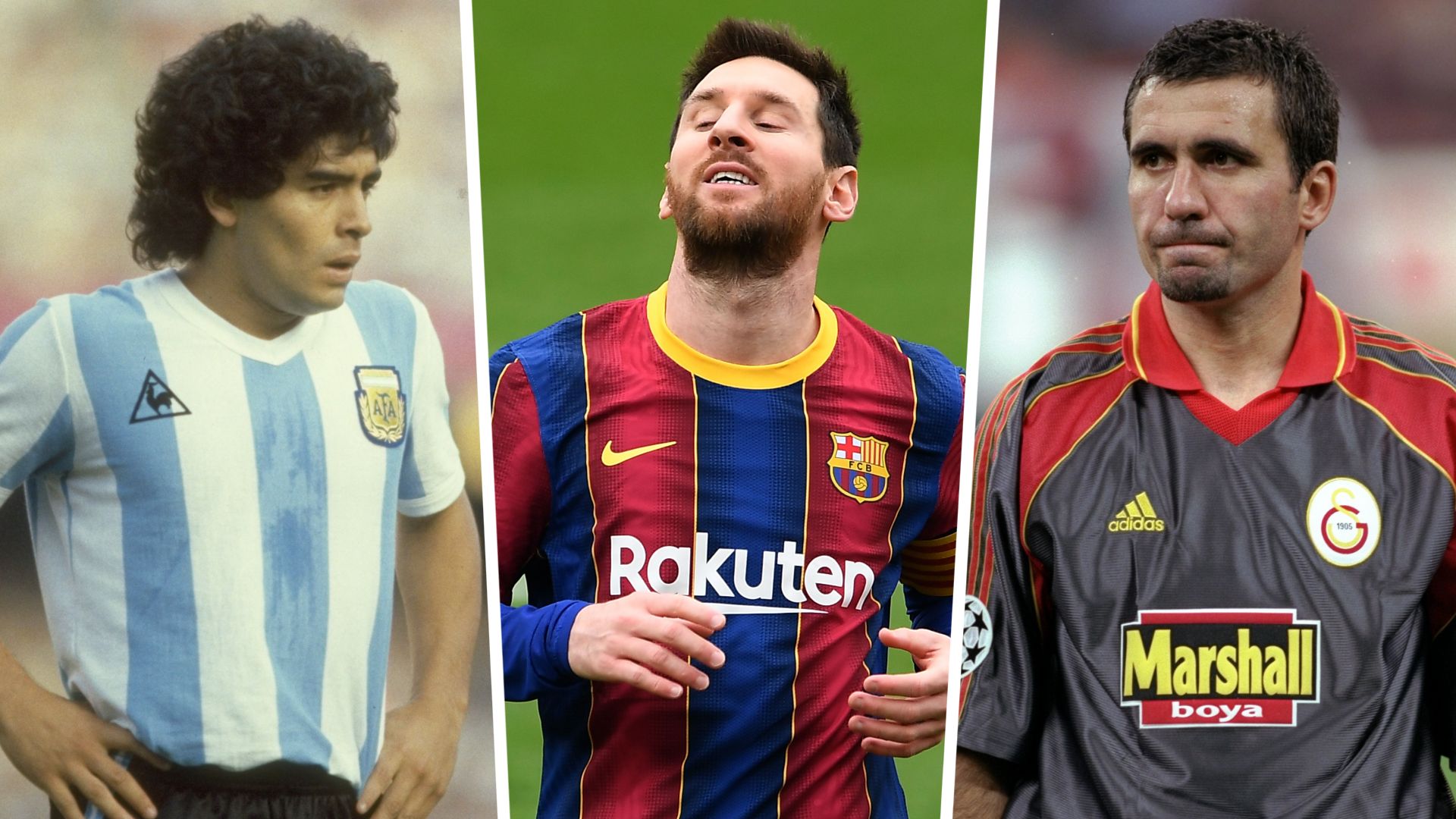 Diego Maradona Lionel Messi Gheorghe Hagi