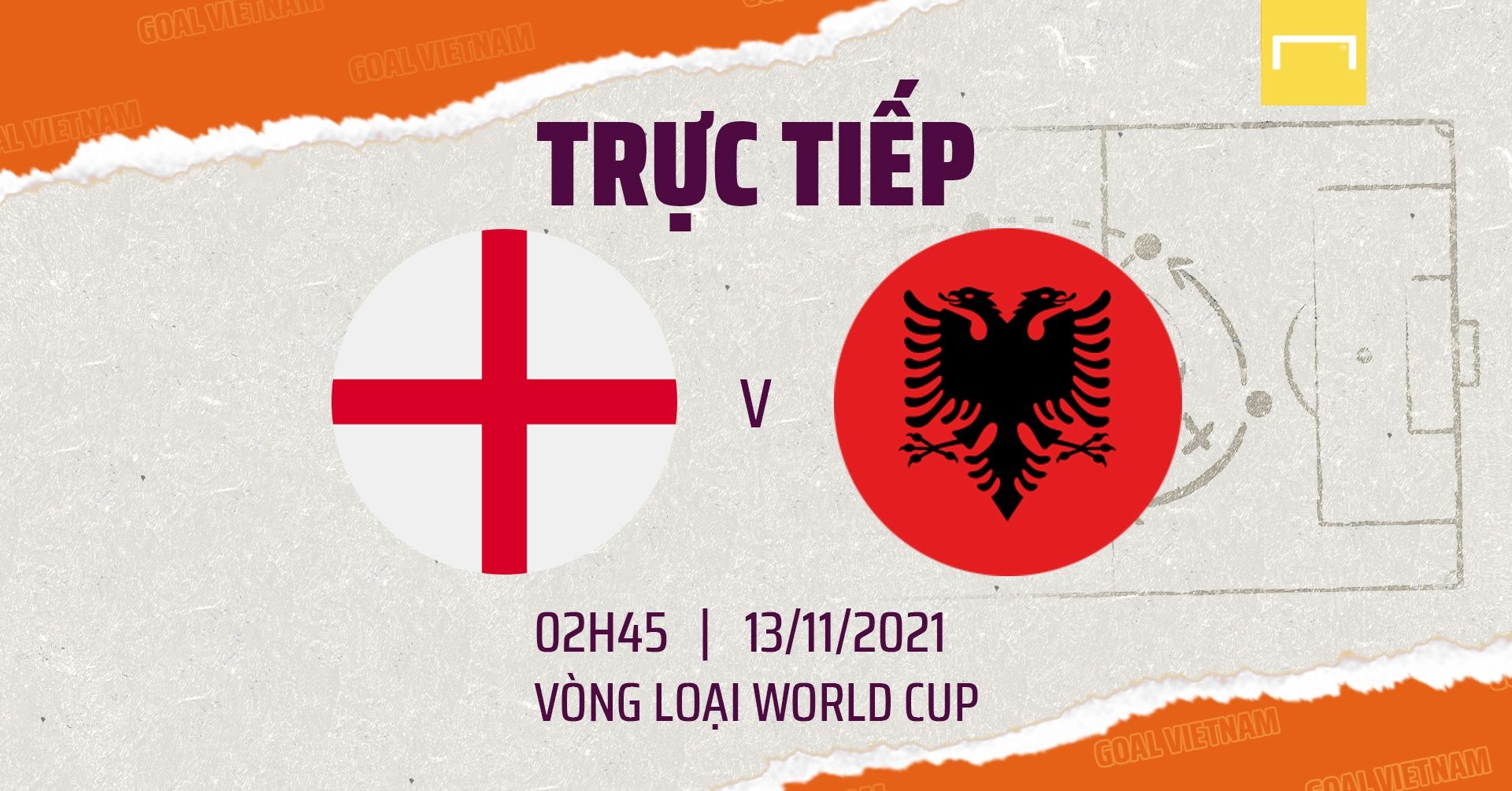 Live England vs Albania 2022 WCQ GFX