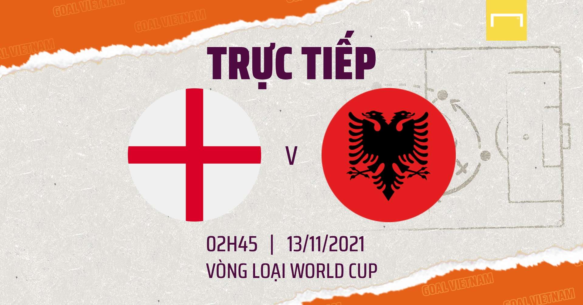 Live England vs Albania 2022 WCQ GFX