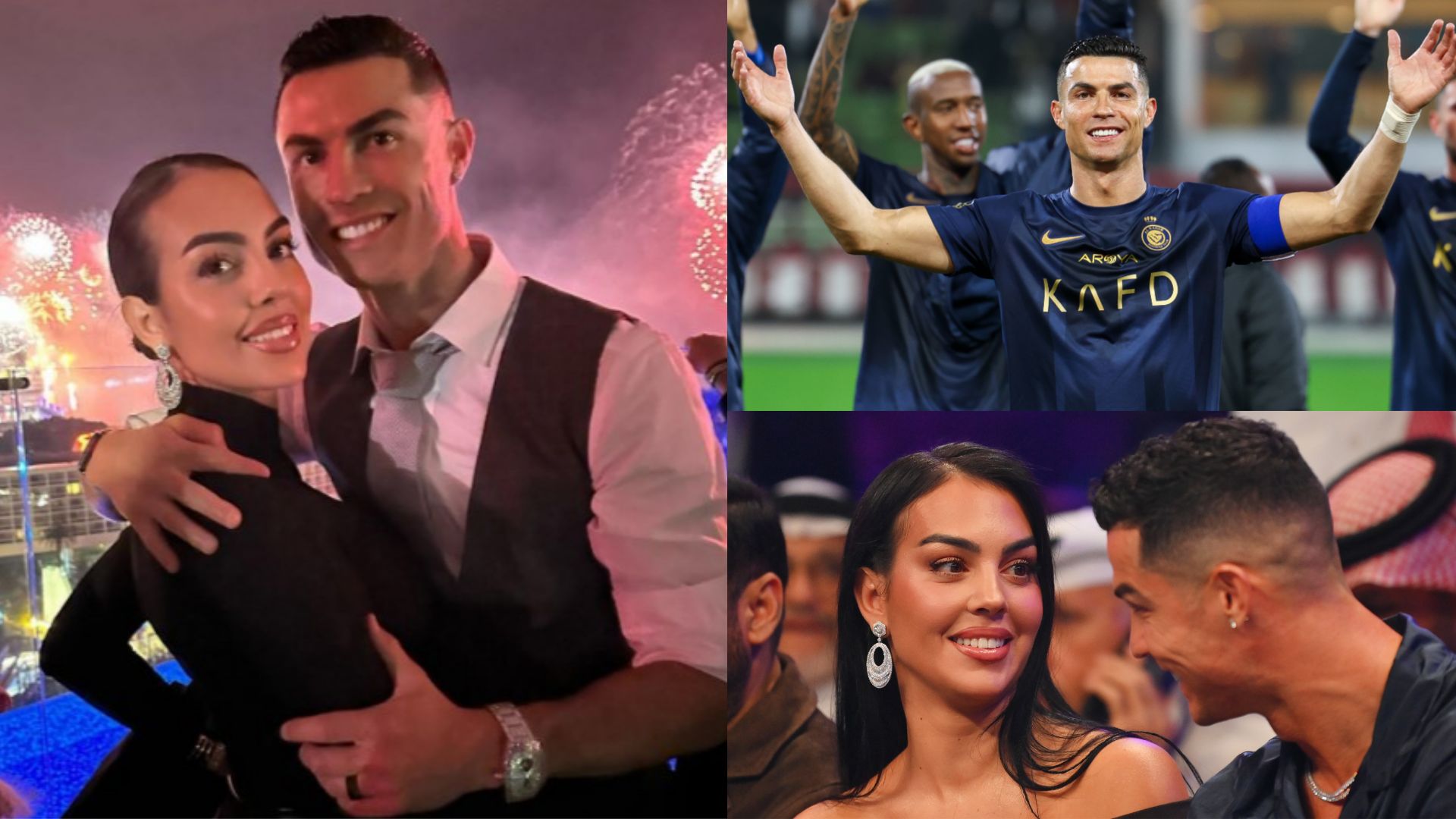 Cristiano Ronaldo Georgina Rodriguez New Year's Eve