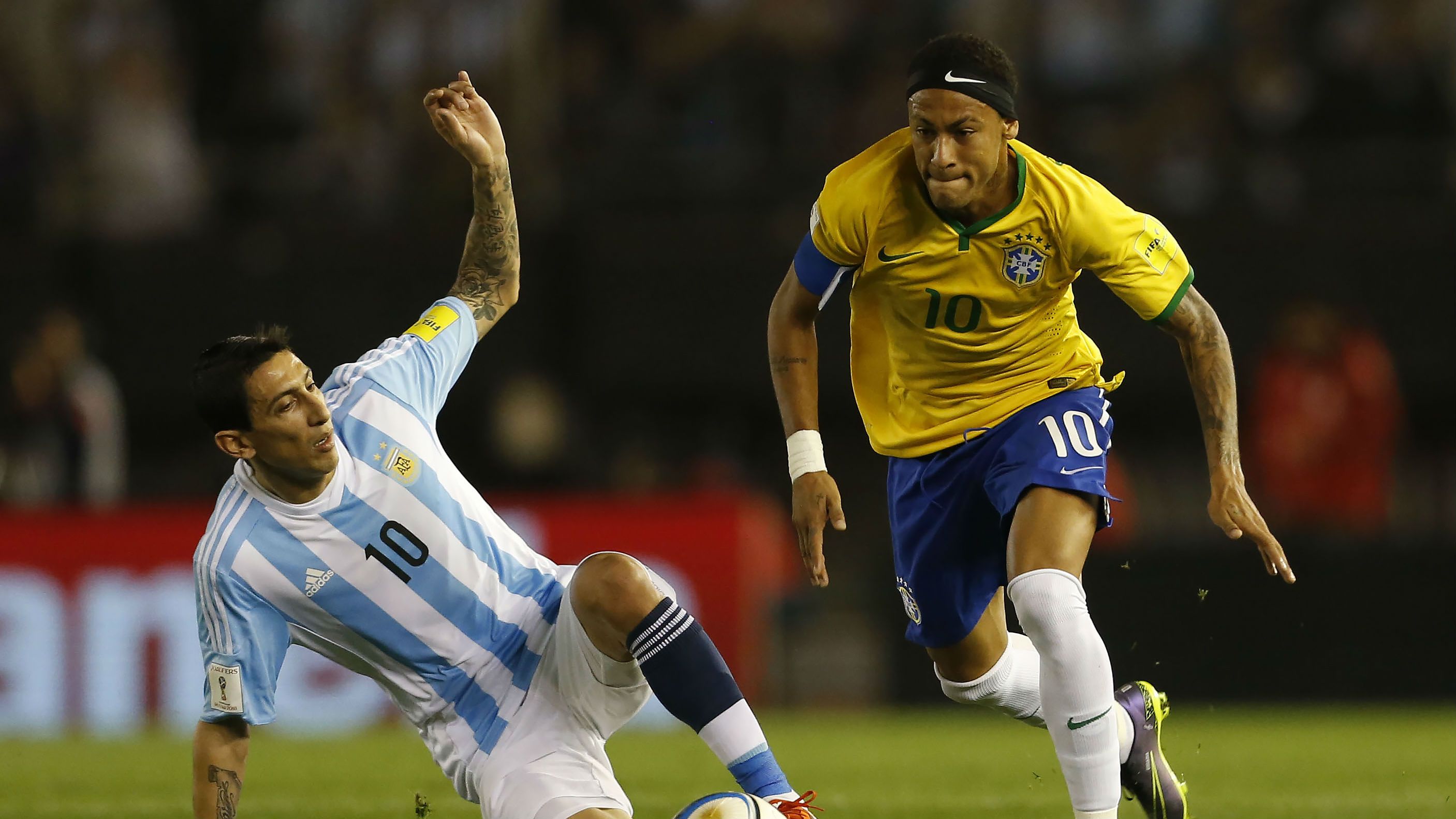 Di María Argentina Neymar Brasil 13112015