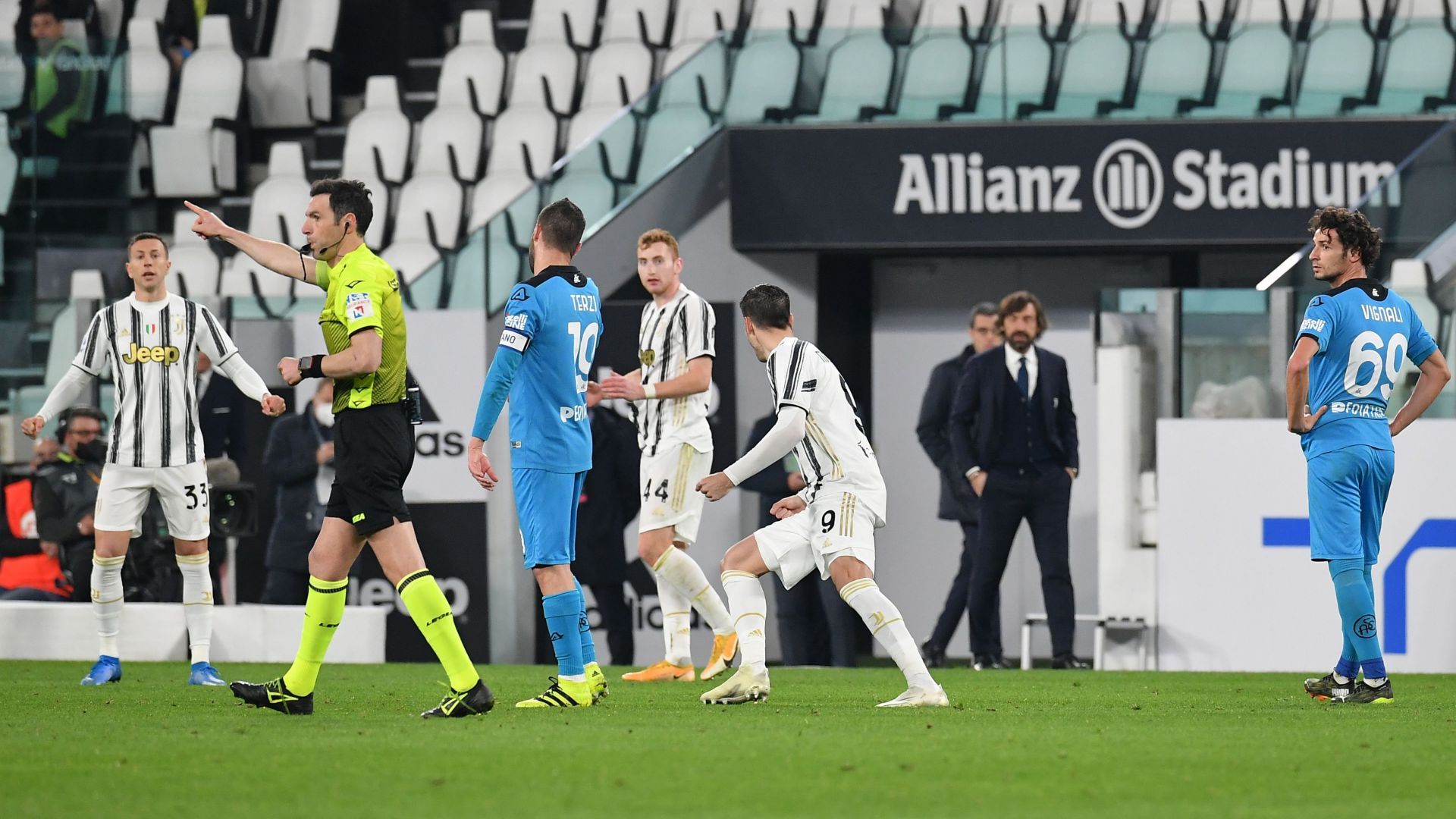 Alvaro Morata Juventus Spezia Serie A