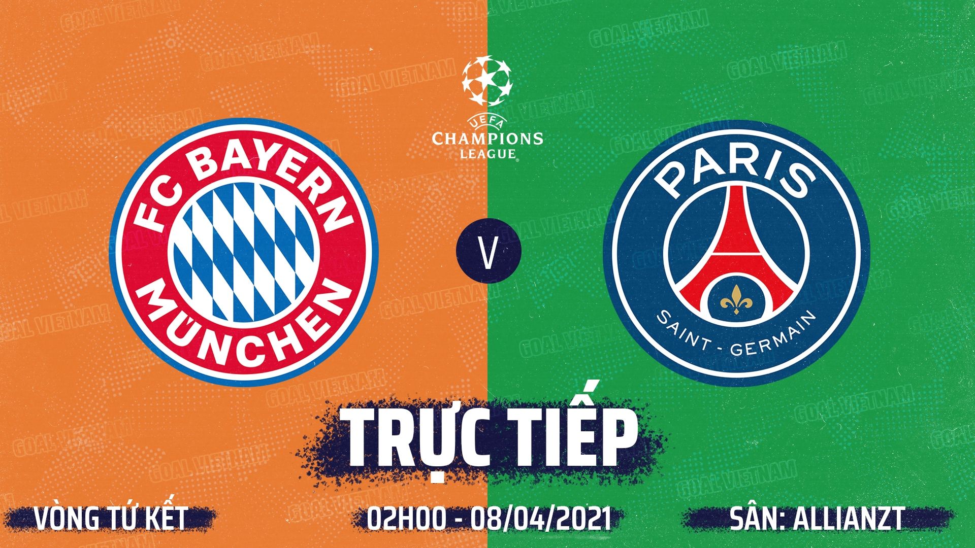 Live: Bayern vs PSG