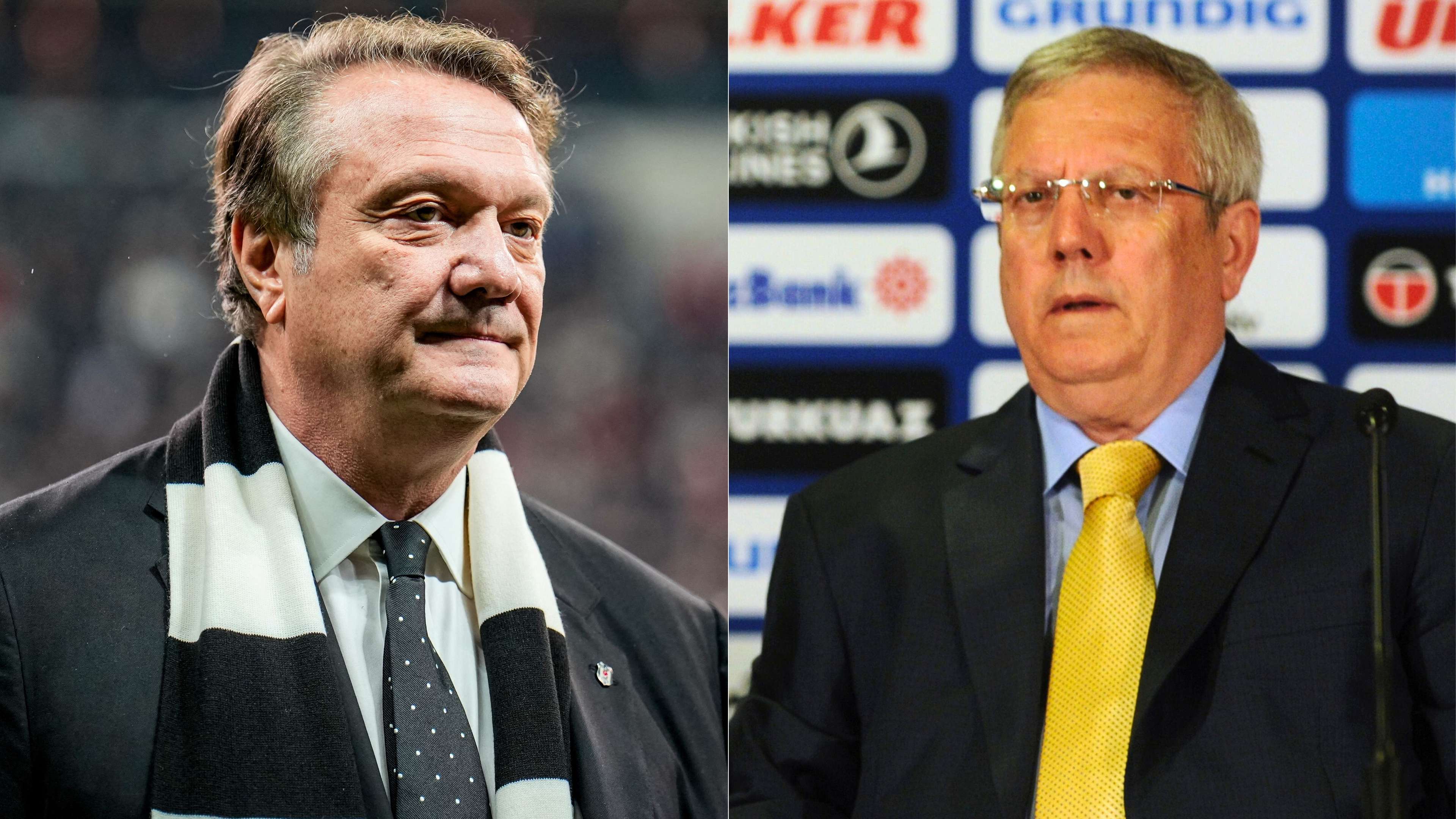 Hasan Arat Aziz Yildirim Besiktas Fenerbahce