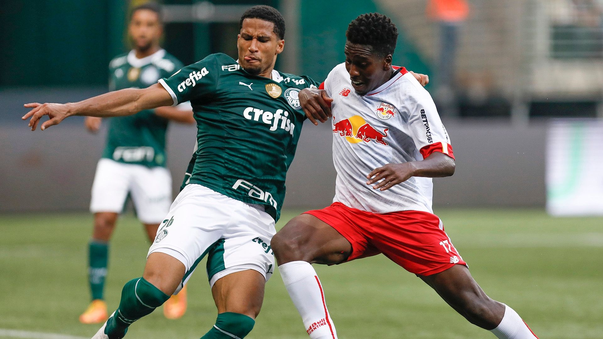 Murilo, Jan Hurtado, RB Bragantino x Palmeiras, Brasileirão, 14052022