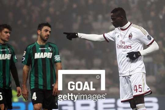 balotelli vs sassuolo