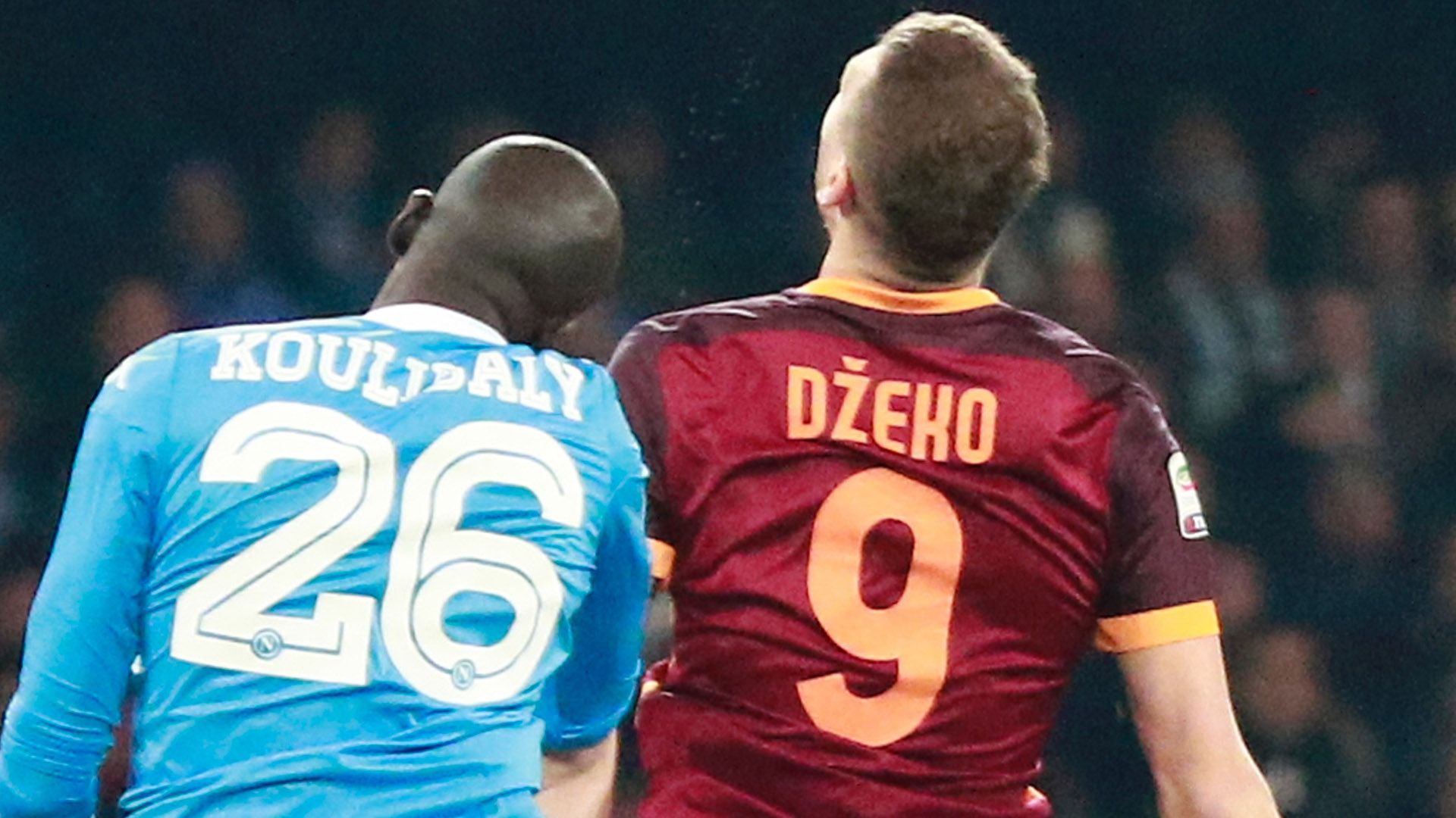 Dzeko Koulibaly Napoli Roma Serie A