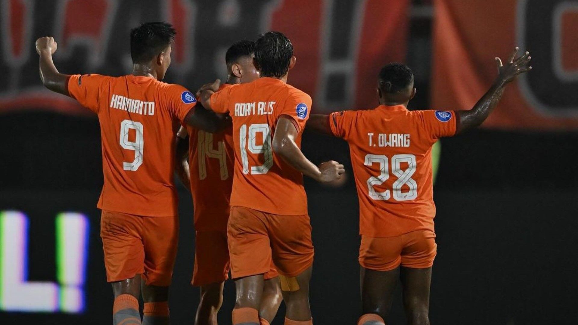 Selebrasi Borneo FC vs Dewa United 28102023