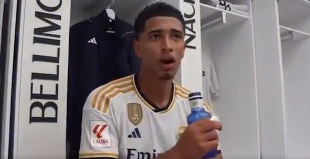 Jude Bellingham Real Madrid locker spelling mistake
