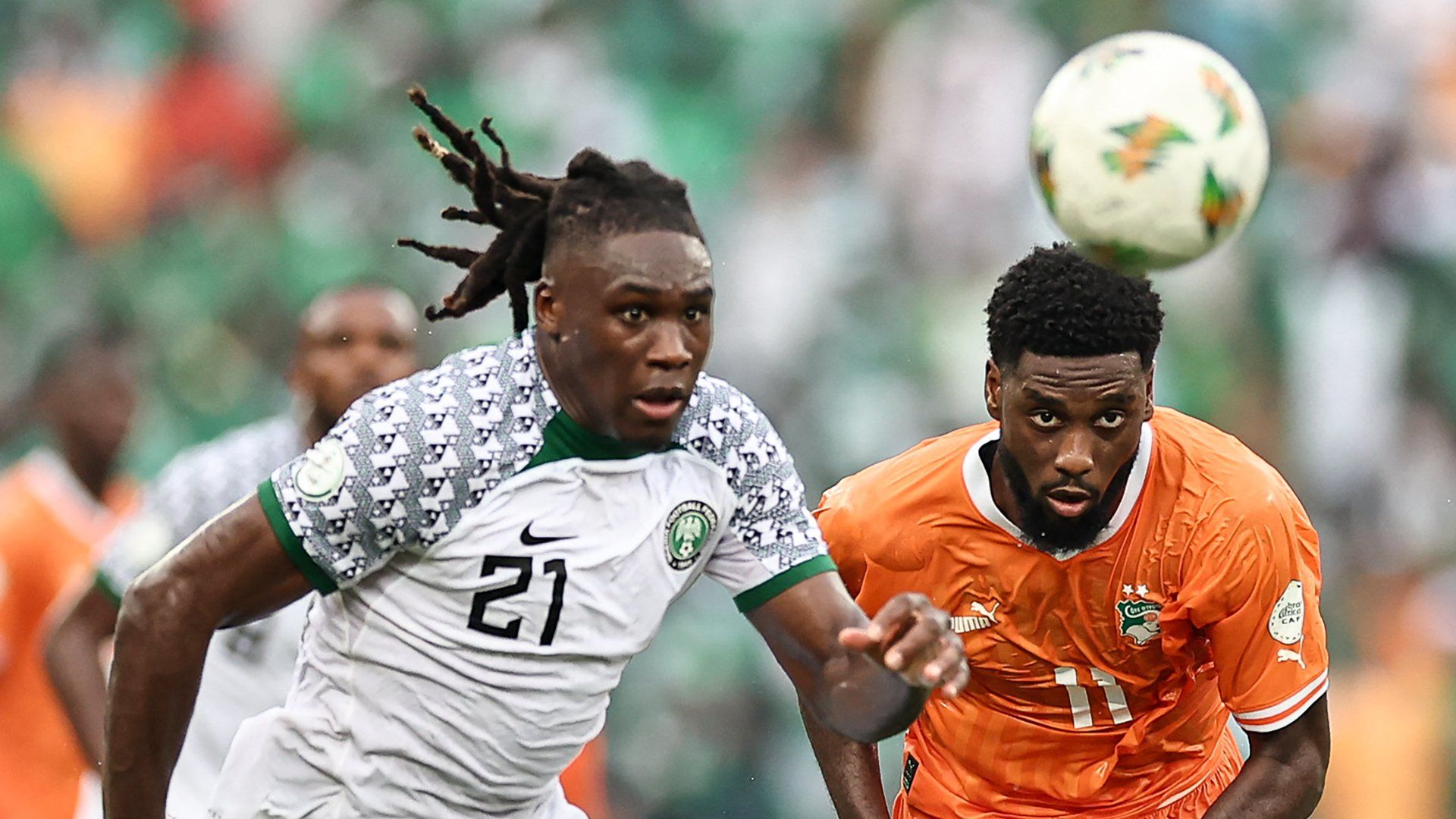 Calvin Bassey Nigeria Jean-Philippe Krasso Ivory Coast Africa Cup of Nations 2023