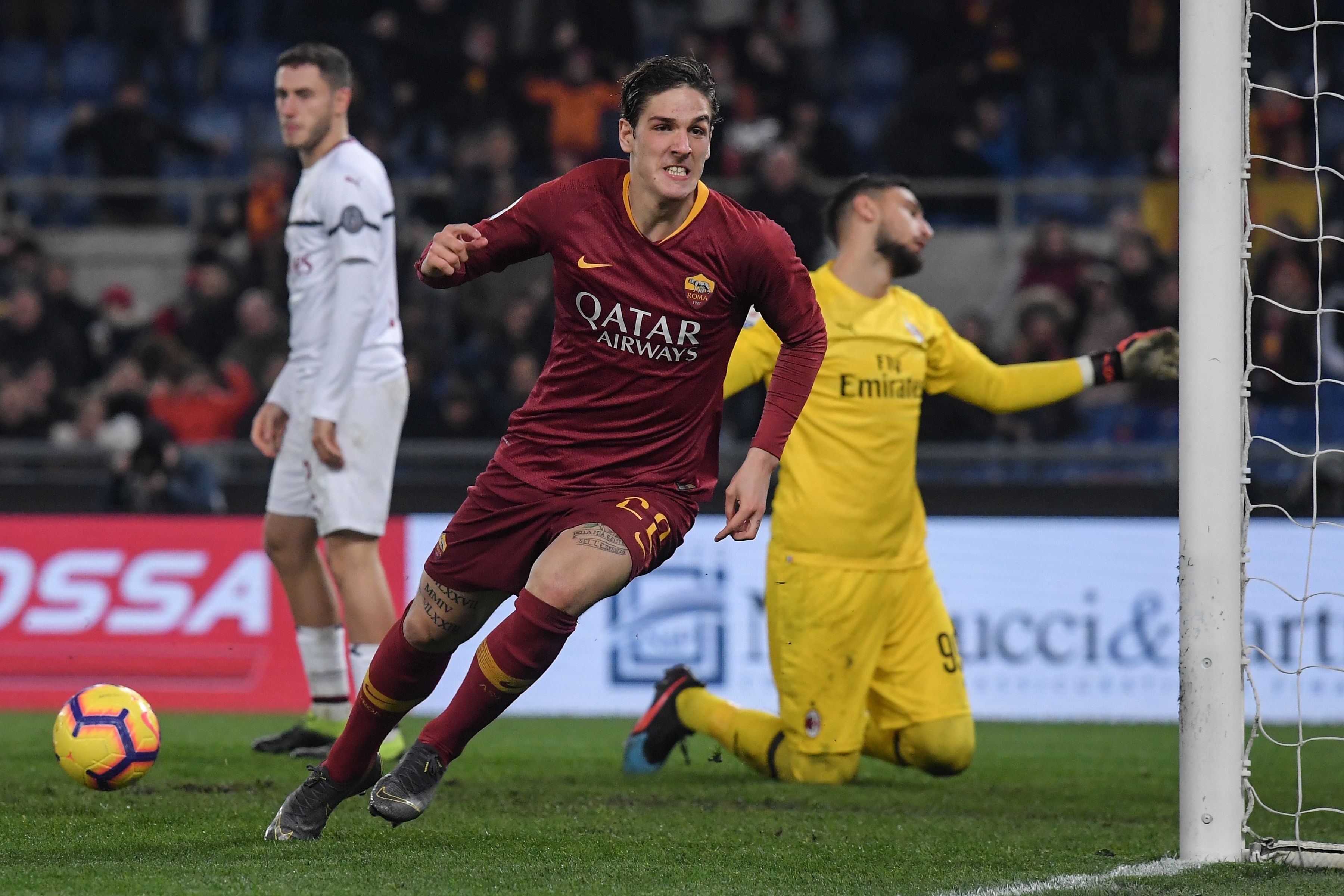 Nicolò Zaniolo Roma Milan
