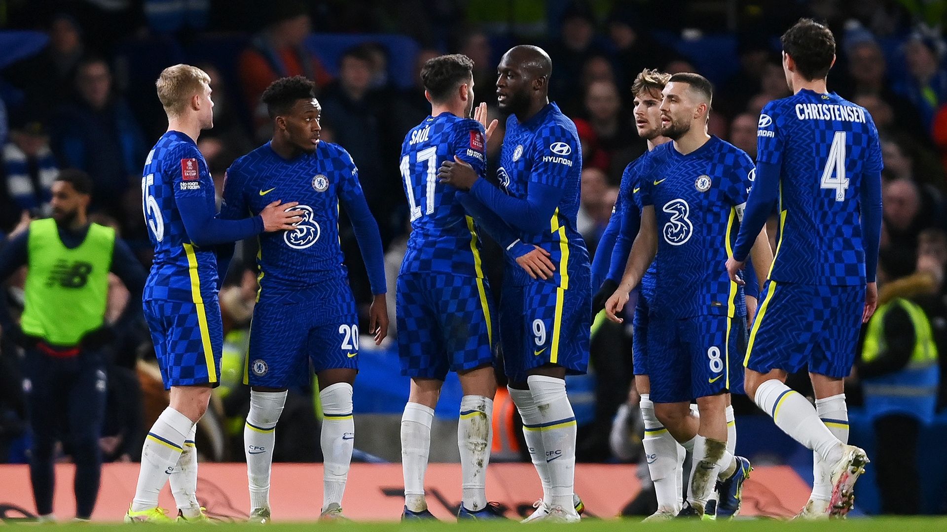 Chelsea celebrating 2021-22