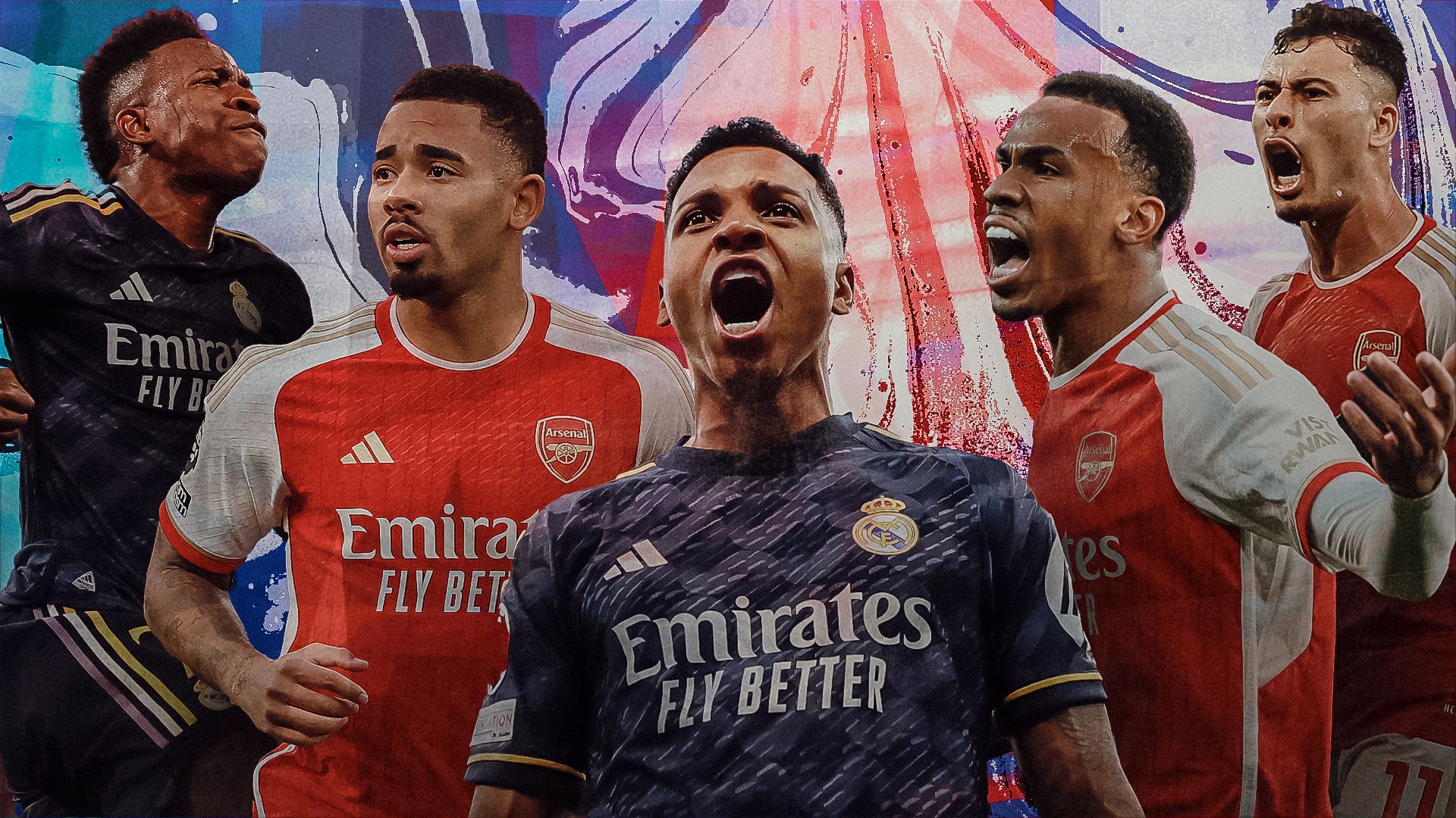 GFX brasileiros Arsenal Real Madrid