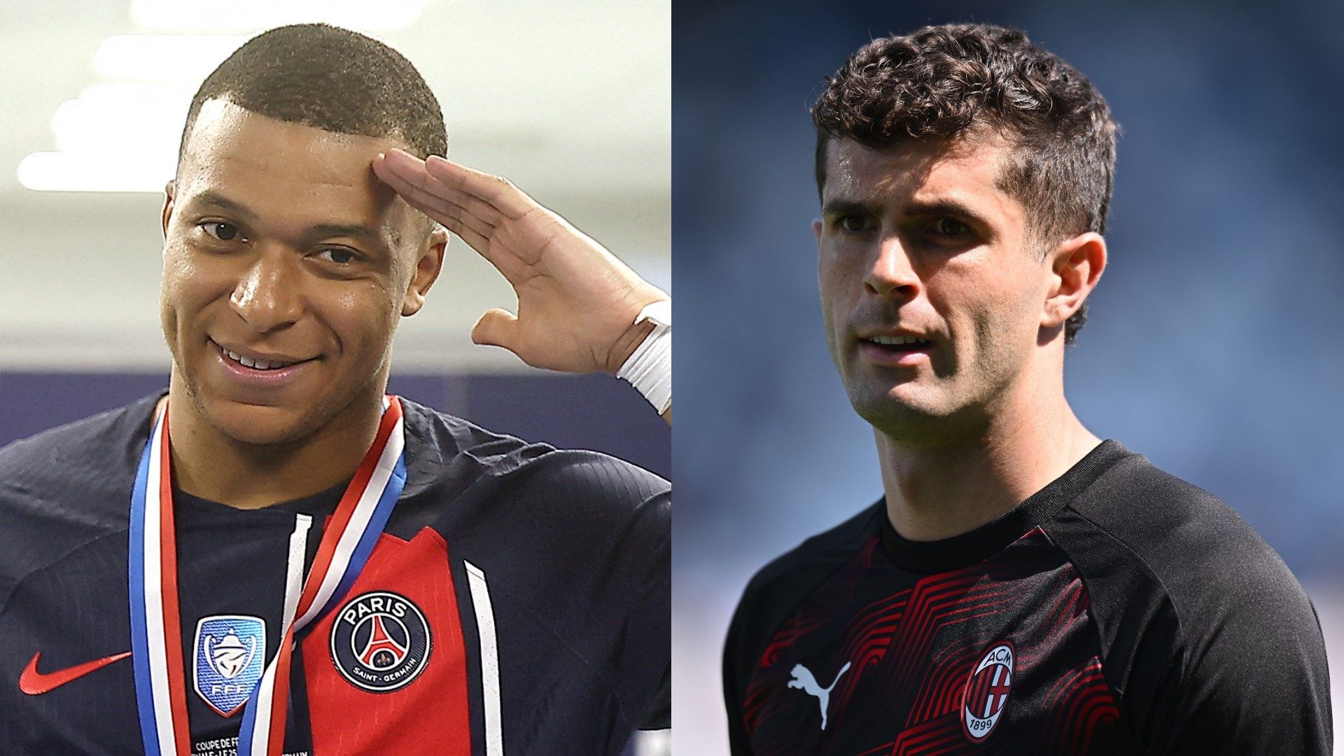 Kylian Mbappe Christian Pulisic