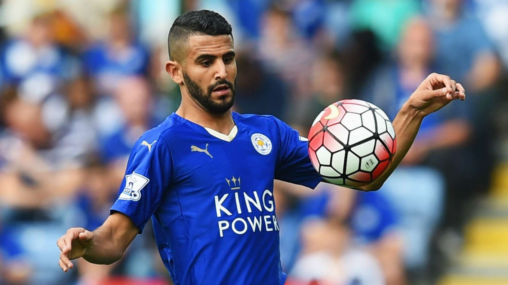 Riyad Mahrez Leicester City Aston Villa Premier League 13092015