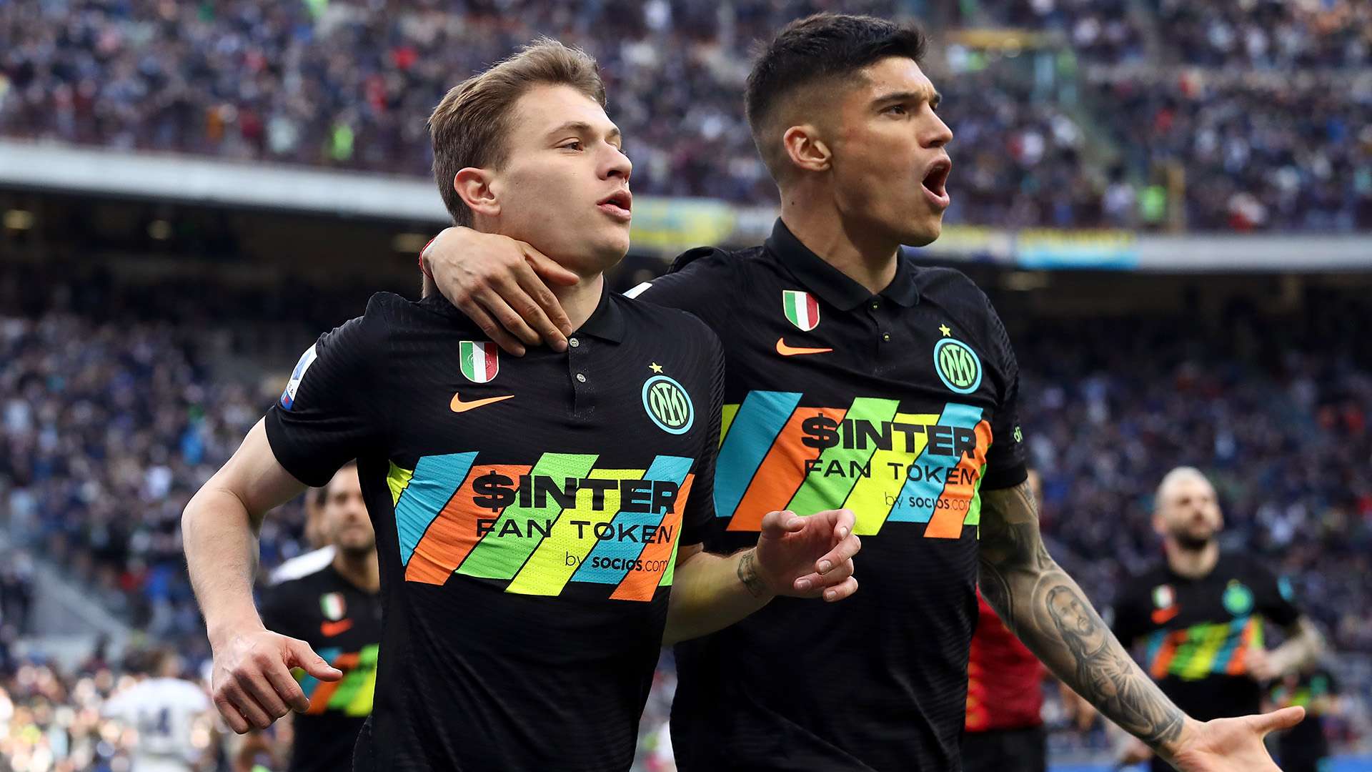 Nicolo Barella Joaquin Correa Inter 2021-22