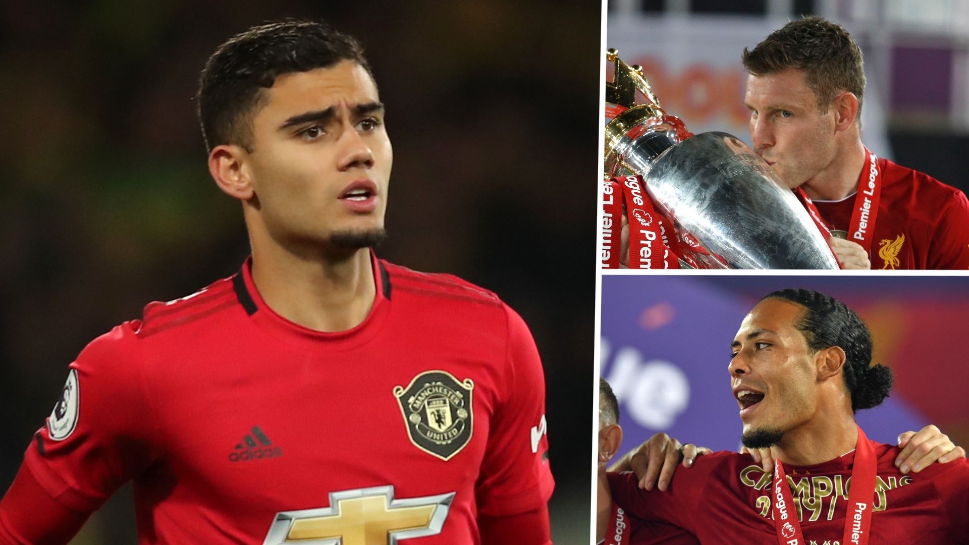 Andreas Pereira James Milner Virgil van Dijk