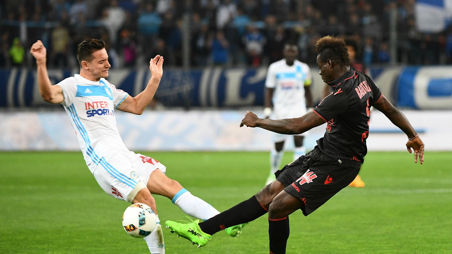 Florian Thauvin Mario Balotelli Olympique de Marseille Nice Ligue 1 05072017