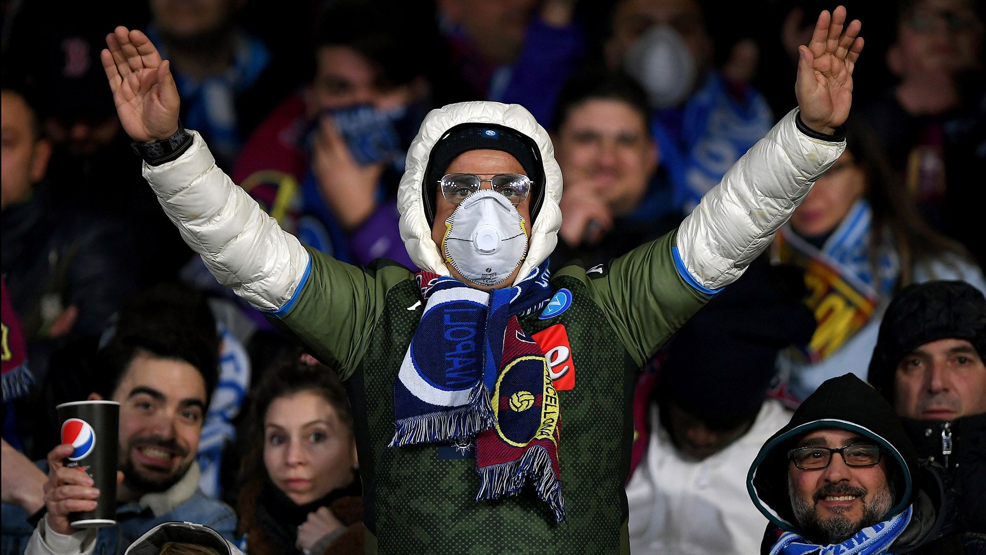Napoli Barcelona fan