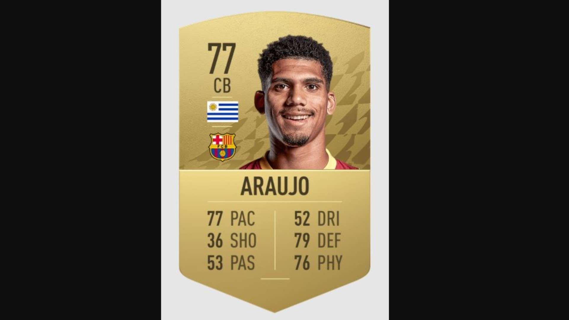 Ronald Araujo en FIFA 22