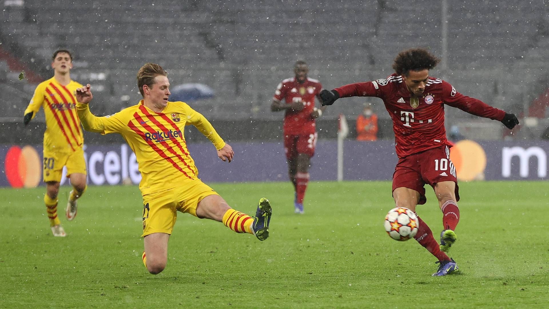 Frenkie de Jong Leroy Sane Barcelona Bayern