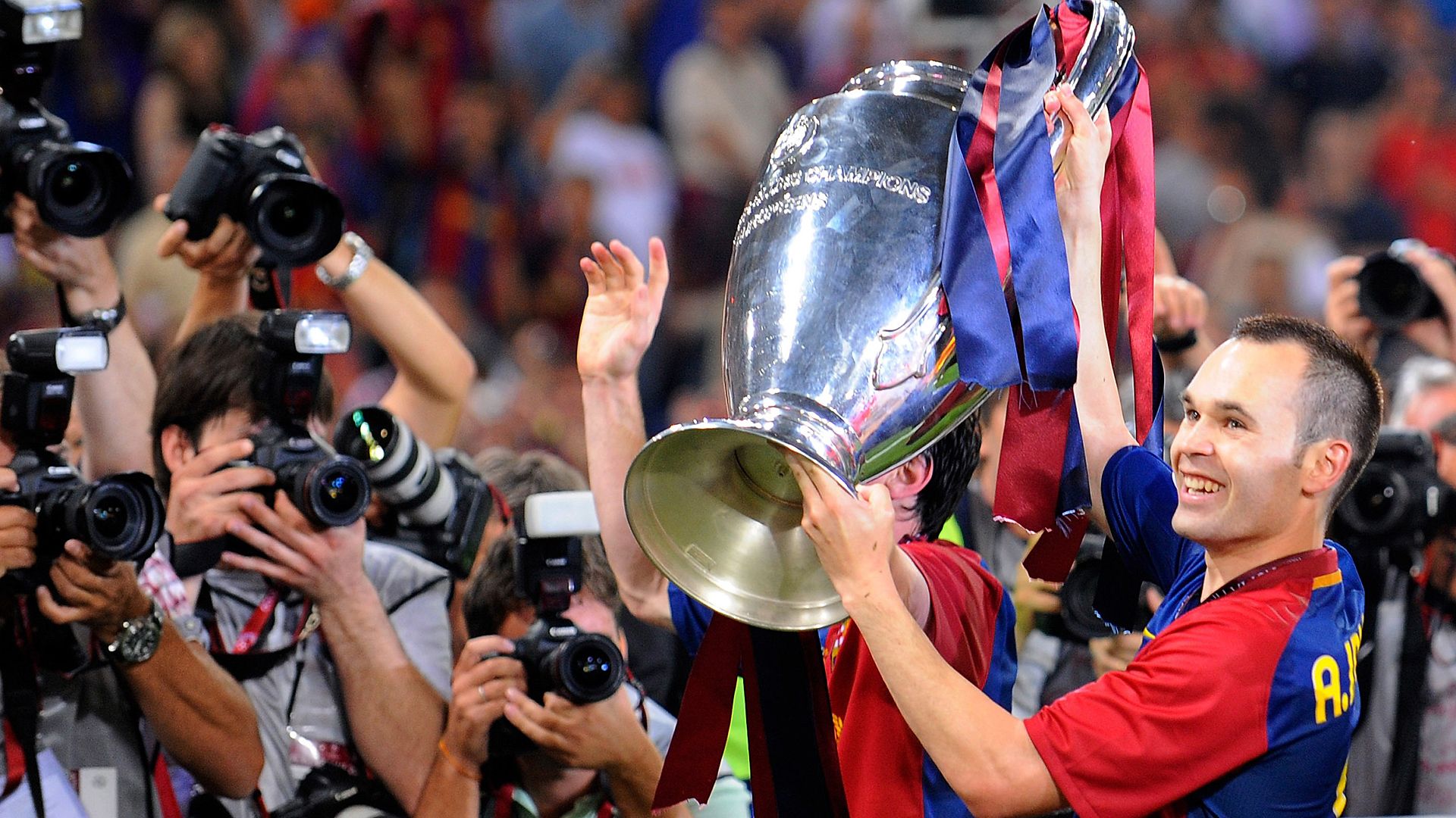 Andres Iniesta FC Barcelona Champions League