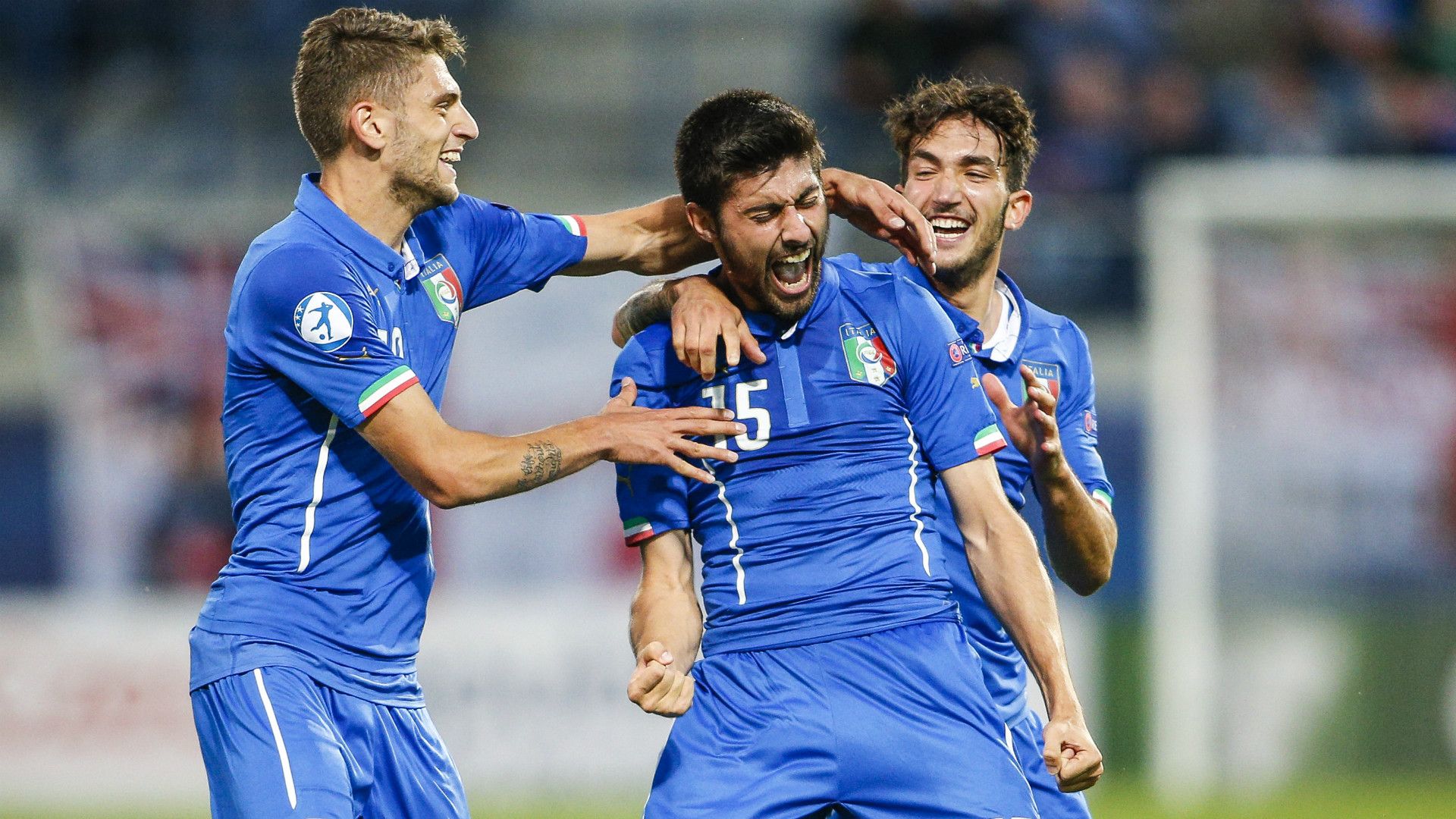 Domenic Berardi Marco Benassi Danilo Cataldi Italy U21 England U21