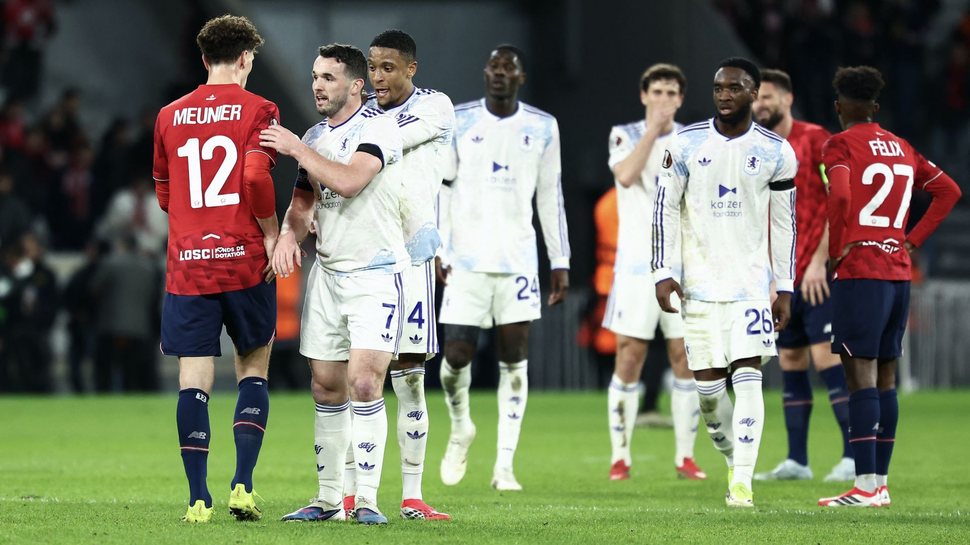 Lille Aston Villa Europa League