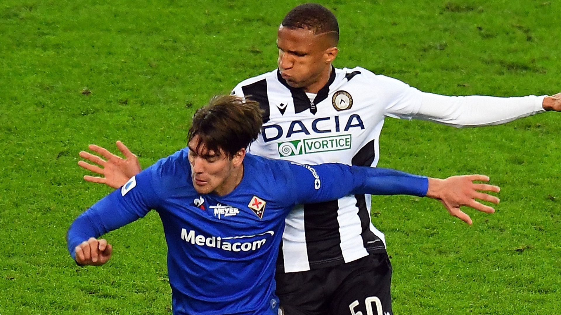 Becao Vlahovic Fiorentina Udinese Serie A