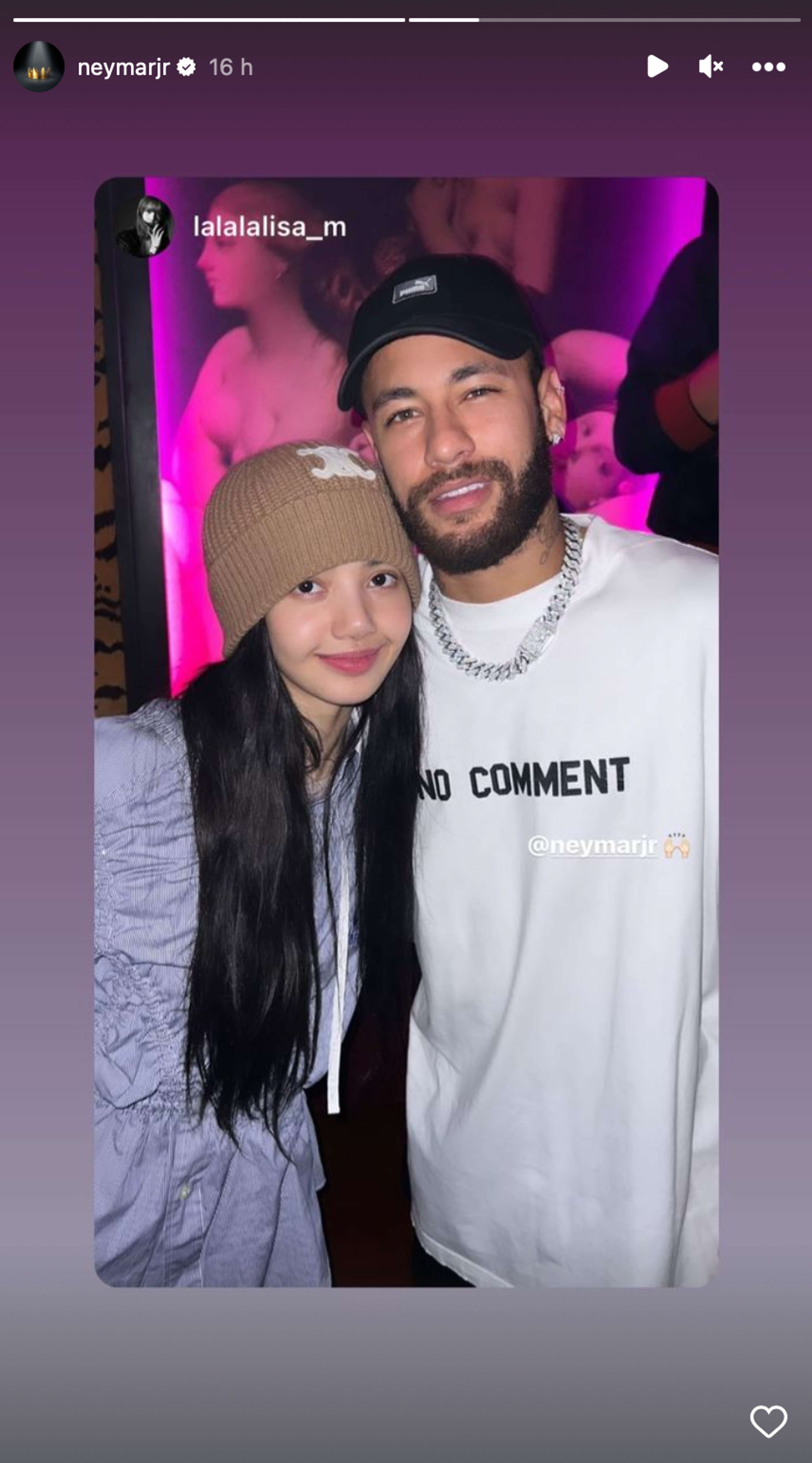 Lisa Neymar full Instagram story