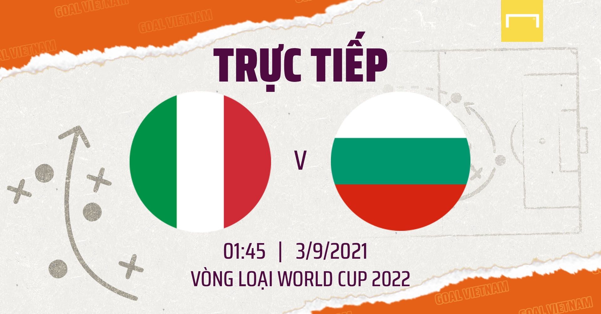 Live Italia vs Bulgaria