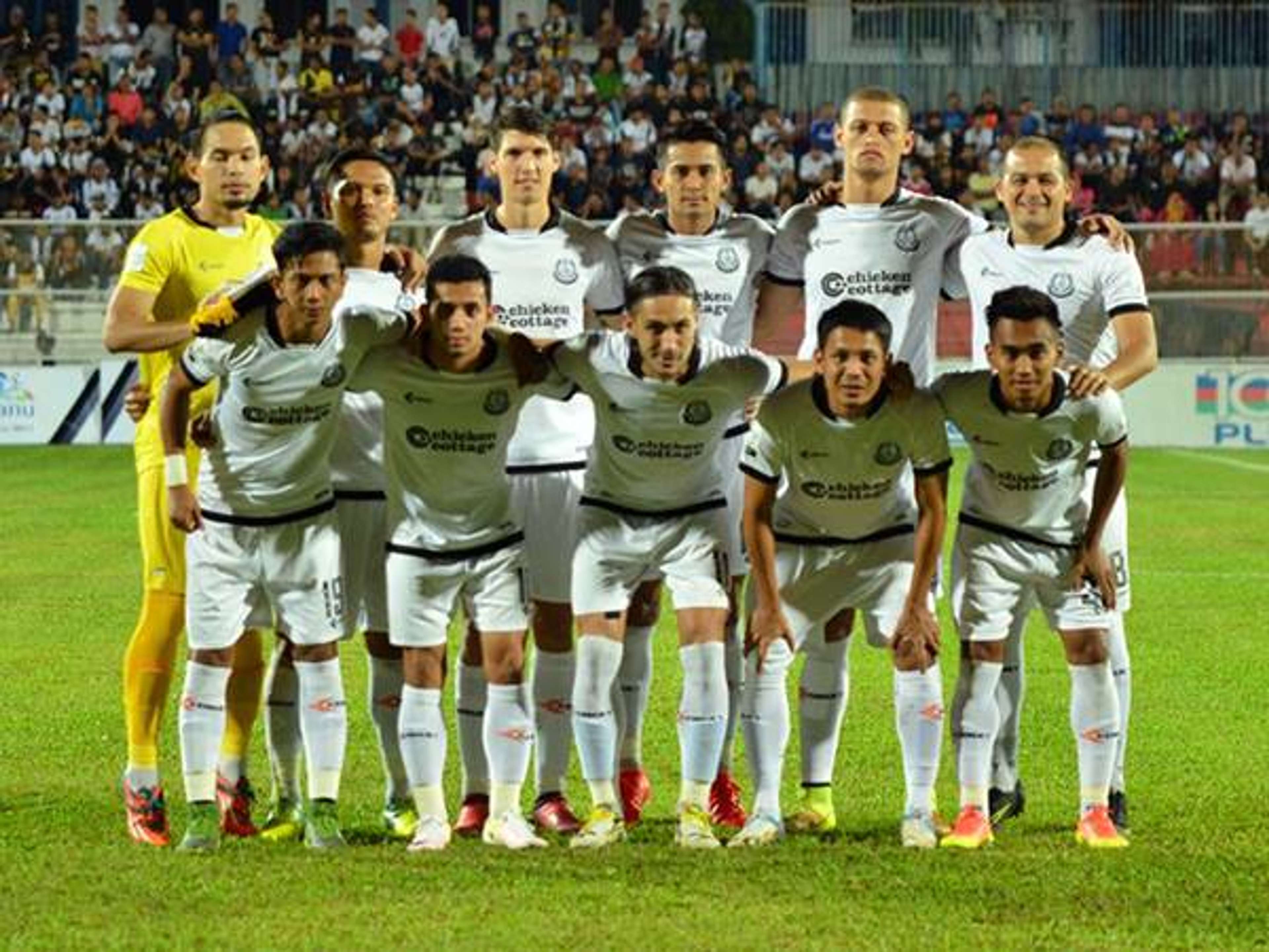Terengganu first eleven against PDRM 27/1/2017
